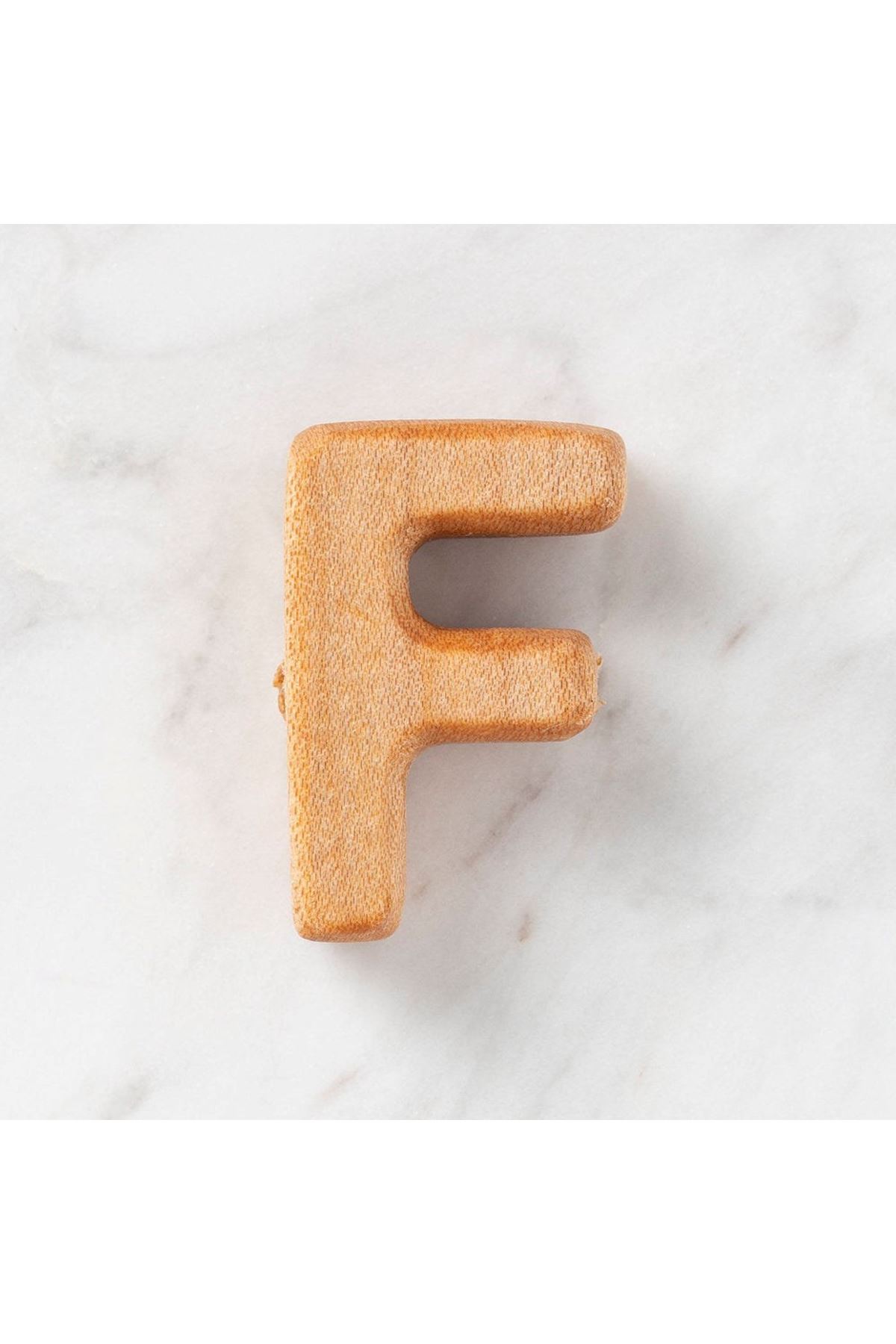 Hobi Baby Organik Ahşap Harf - F