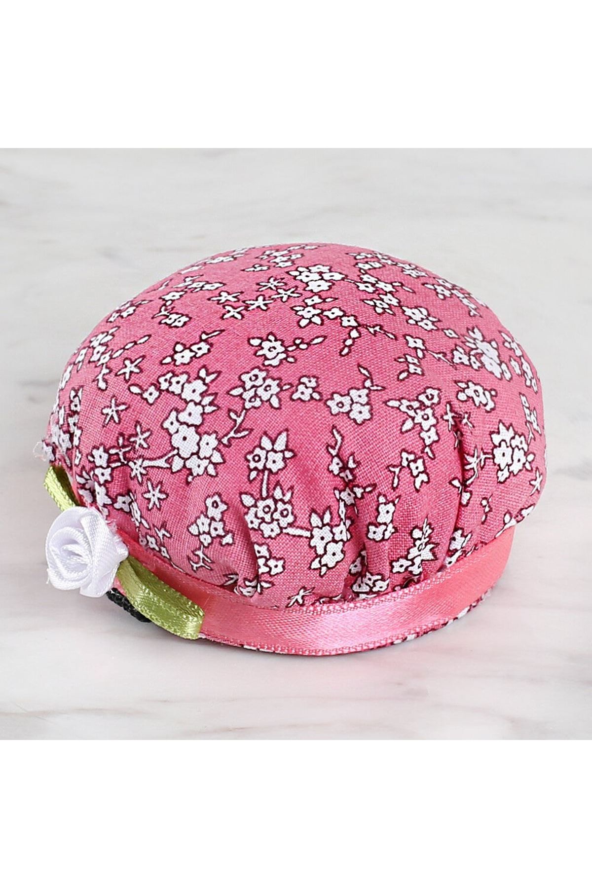 Loren Kola Takılabilir İğnedenlik koyu pembe çiçek