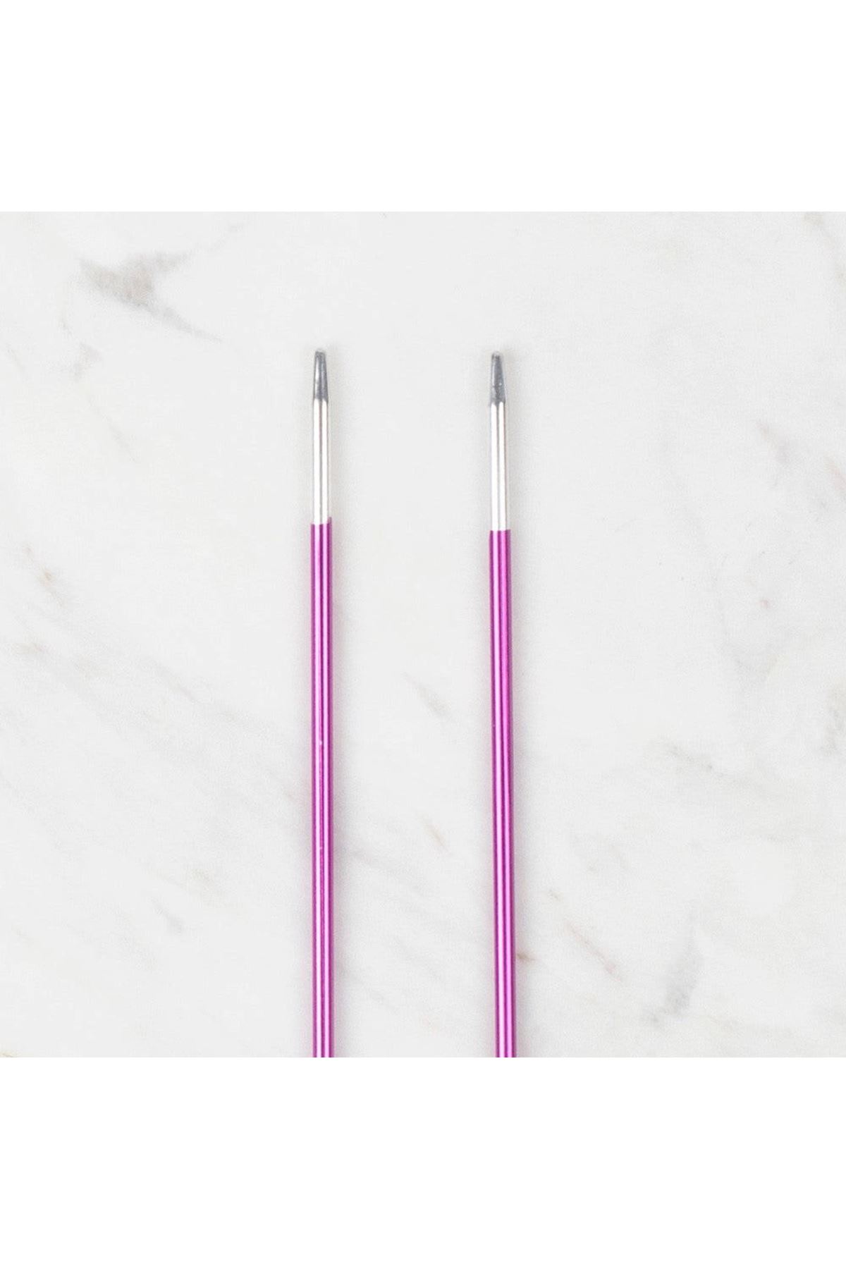 Loren Rythm 2,5mm Mor Renkli Metal Örgü Şişi