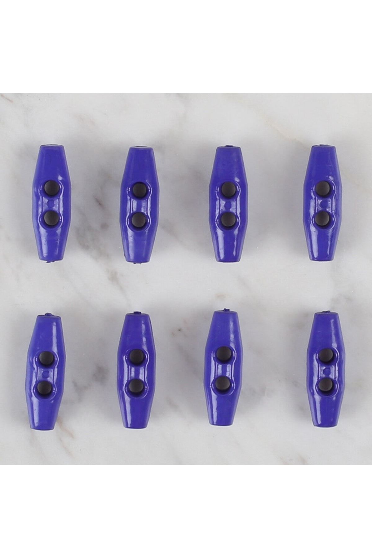 Loren Crafts saks mavi 8 li çoban düğme - 105