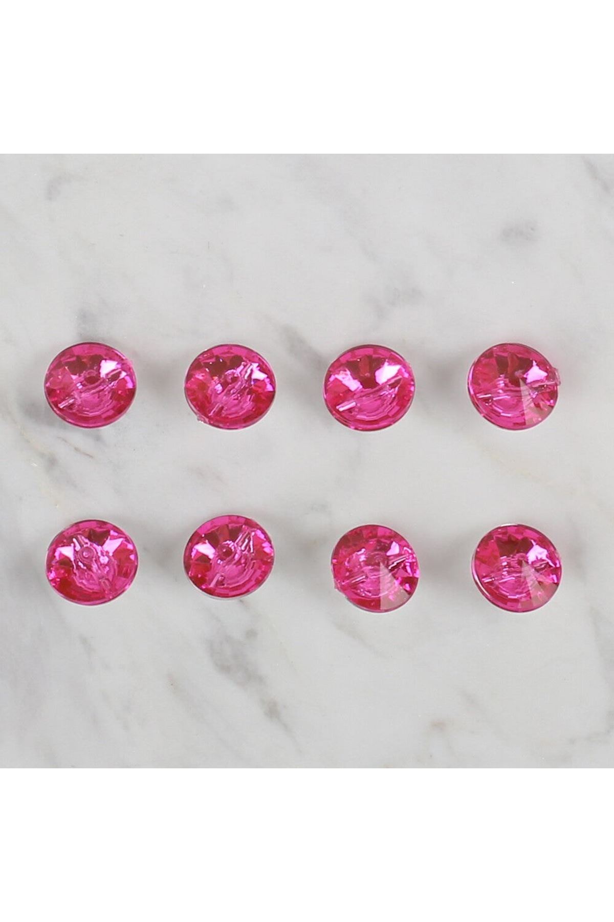 Loren Crafts pembe 8 li düğme - 203