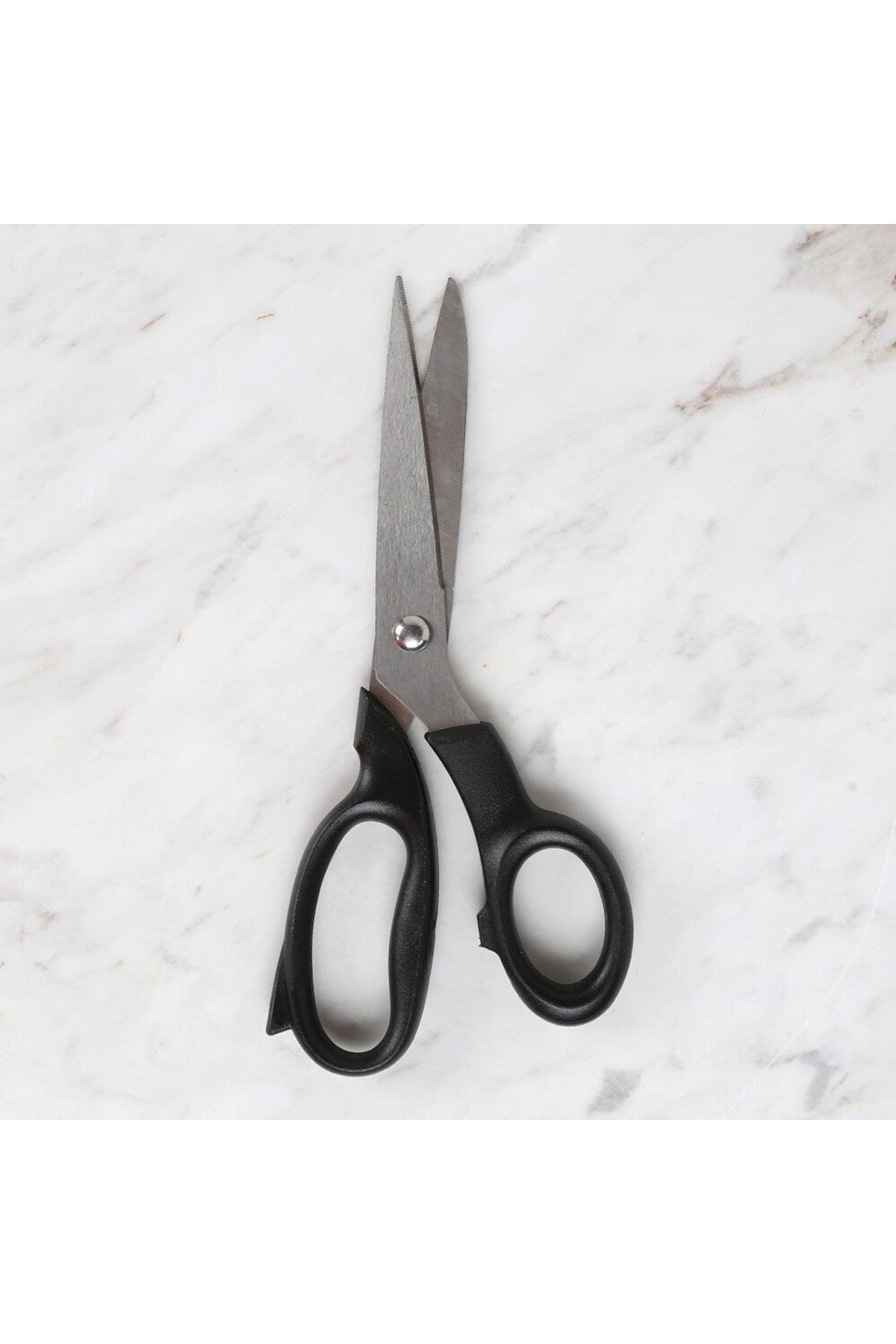 Loren Crafts Plastik Saplı Titanyum Makas Siyah LR