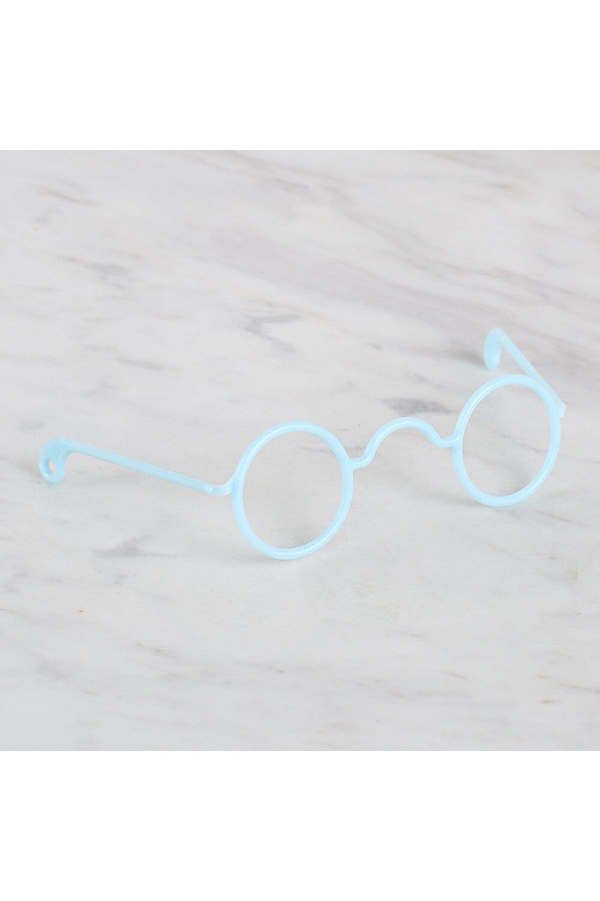 Loren Plastik Amigurumi Gözlük Mavi