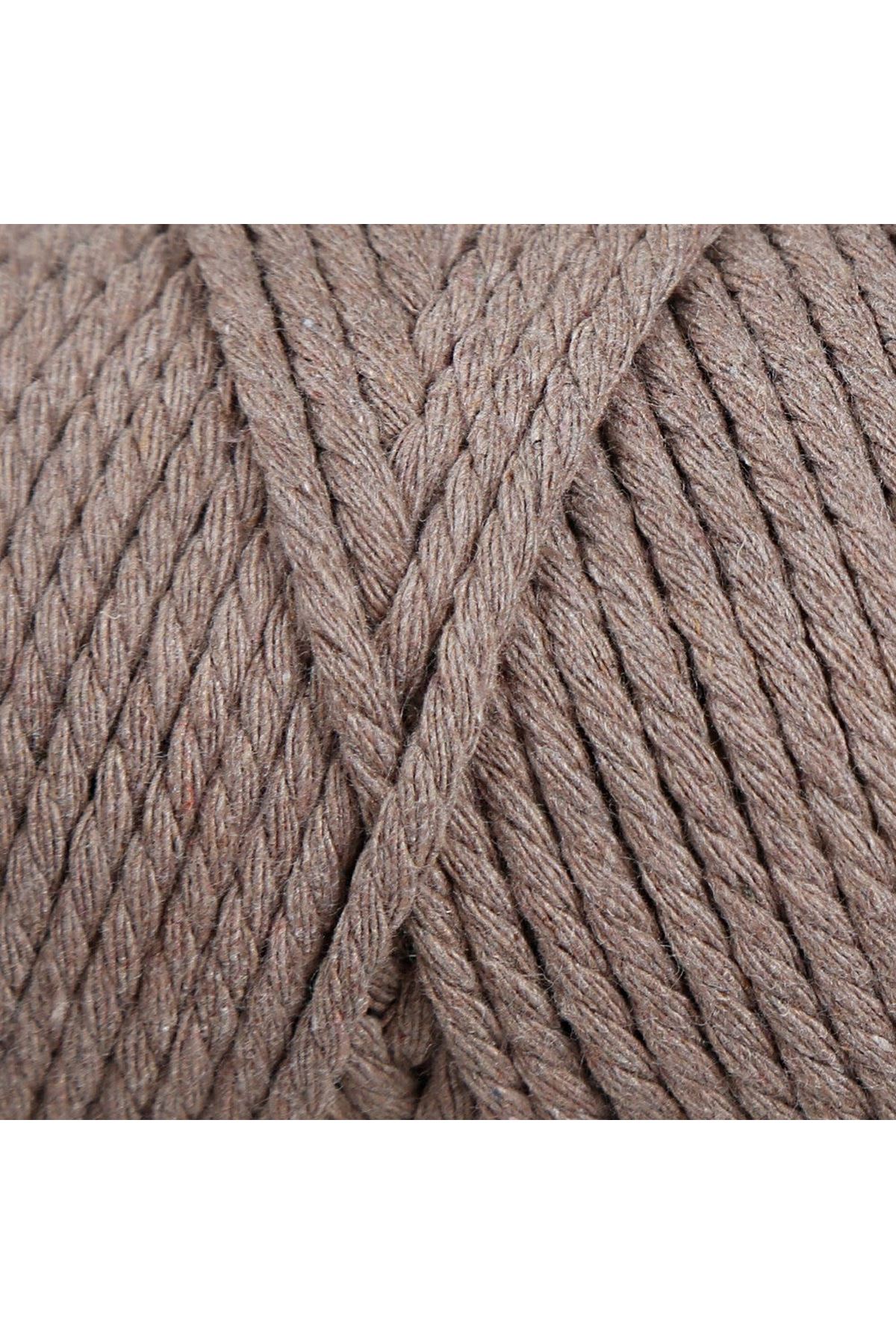 Loren Decor Slim 3 Büküm Makrome İpi Vizon  - L143