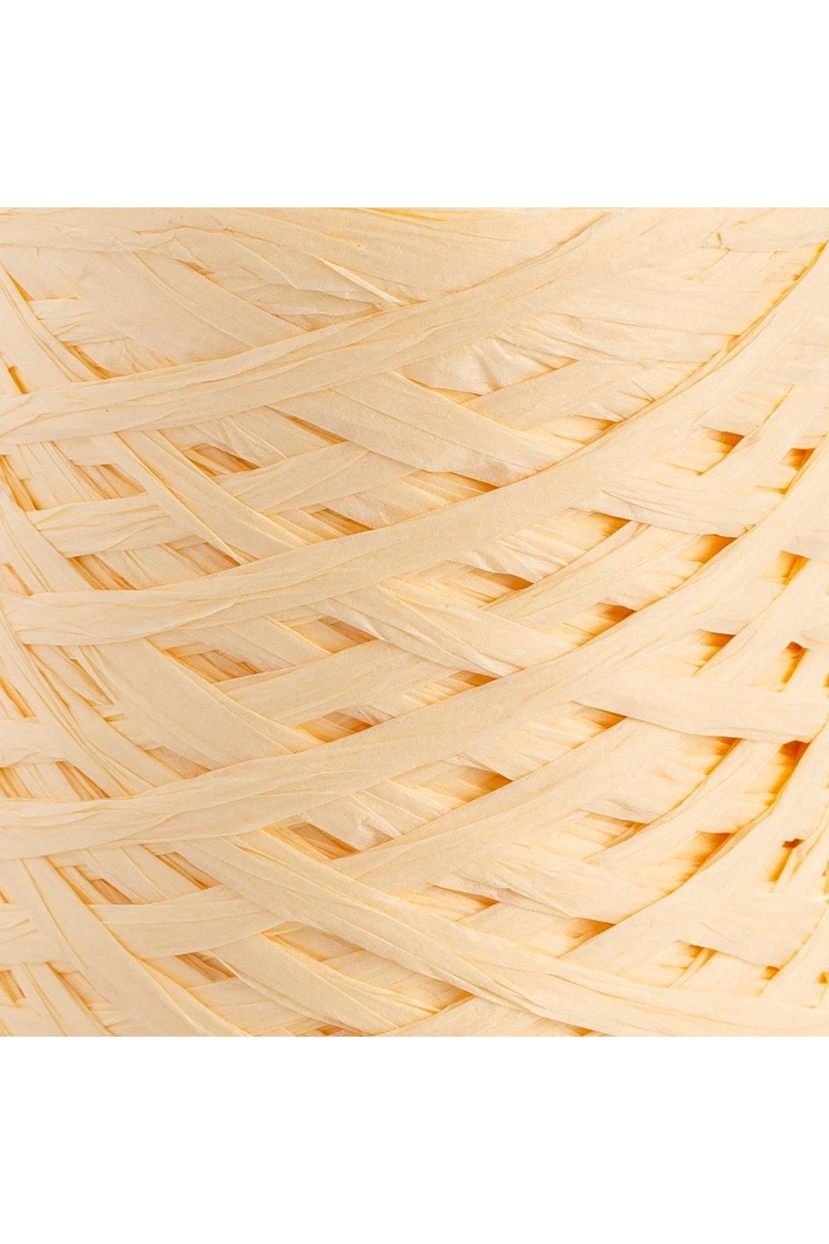 Loren Natural Raffia 90 gr Sarı Kağıt İp - 4