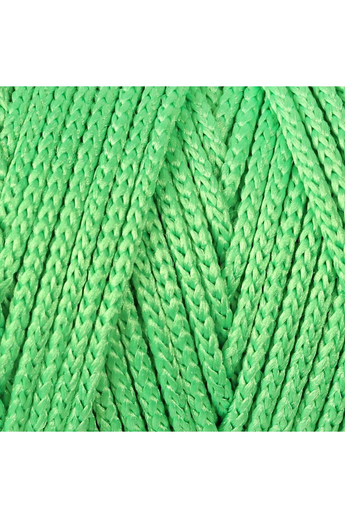 Loren Macrame Neon Yeşil El Örgü İpi - L115