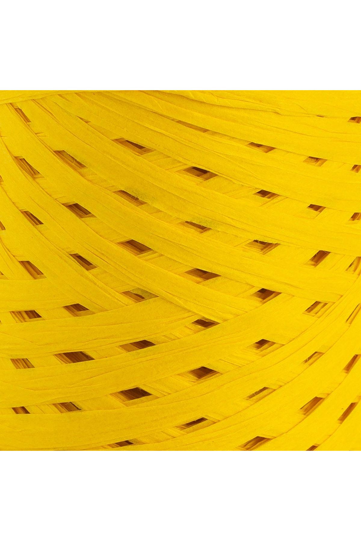 Loren Natural Raffia 90 gr Sarı Kağıt İp - 9