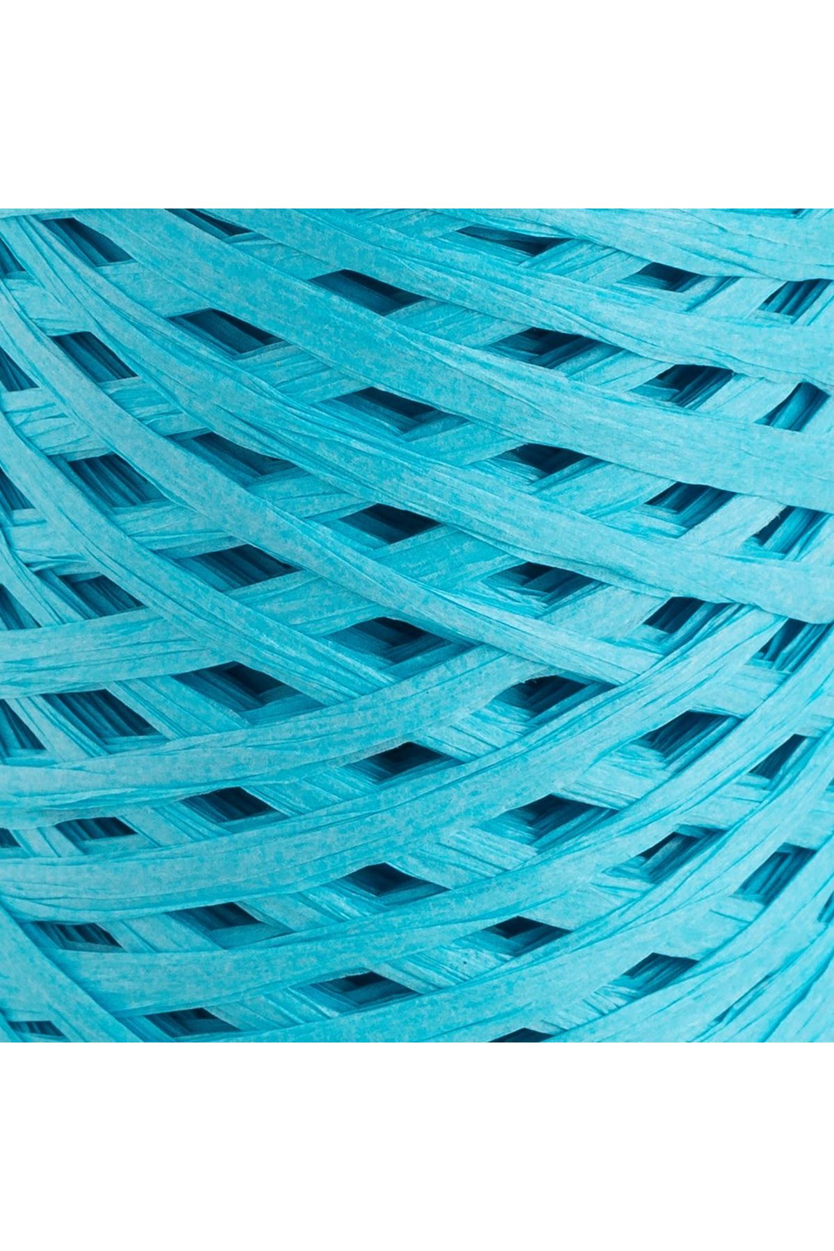 Loren Natural Raffia 90 gr Turkuaz Kağıt İp - 20