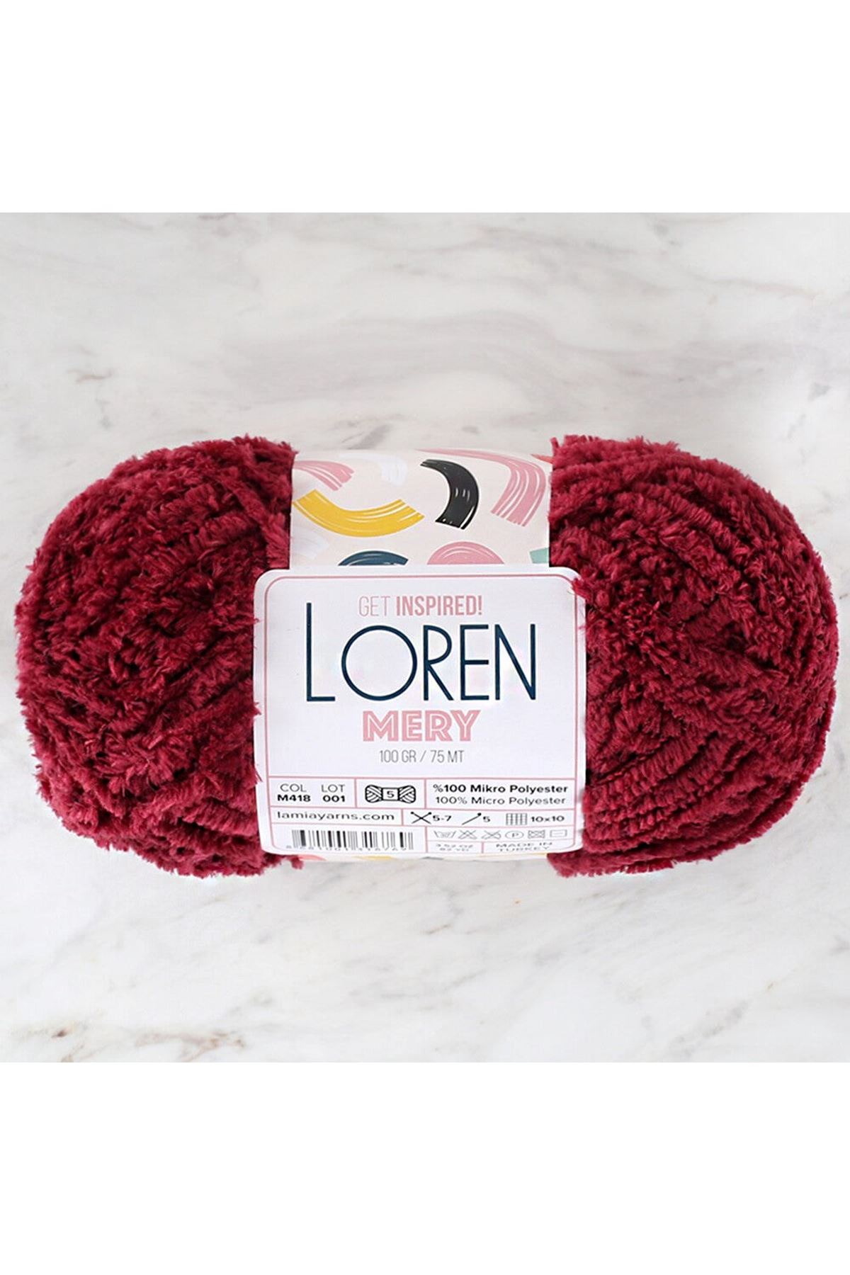 Loren Mery Mürdüm El Örgü İpi - M418