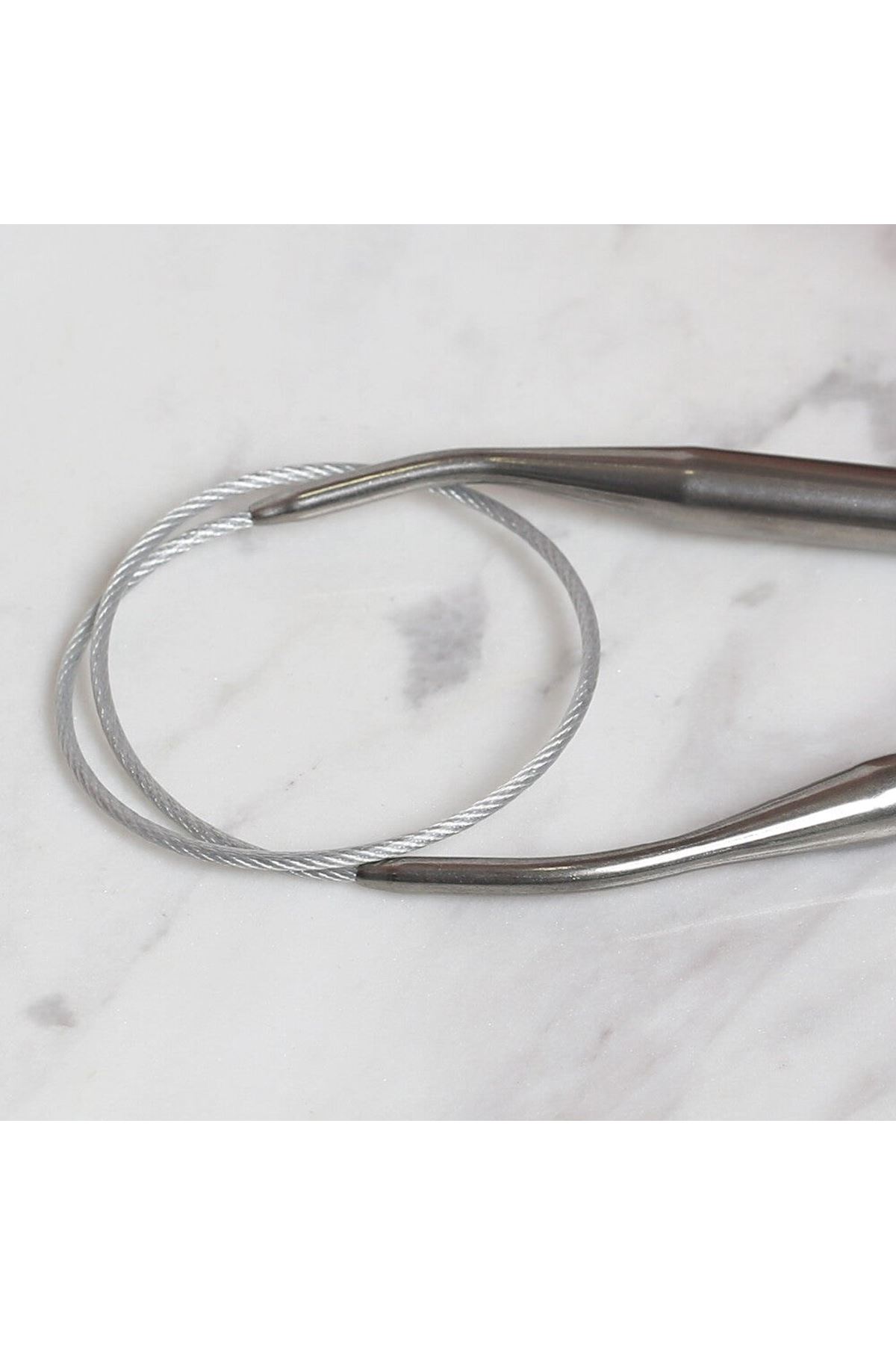 LOREN CRAFTS 7 MM ÇELİK MİSİNALI ŞİŞ  40 CM