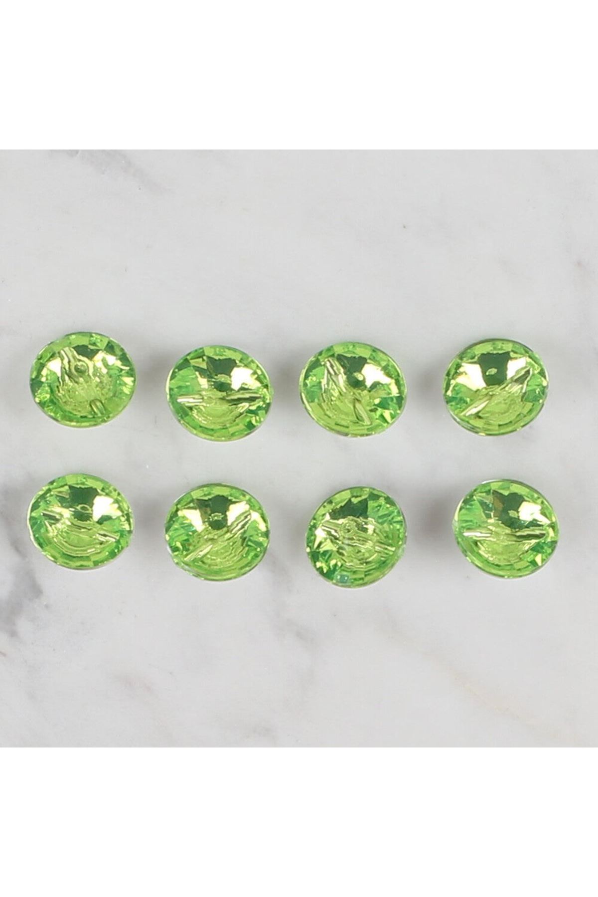 Loren Crafts yeşil 8 li düğme - 211