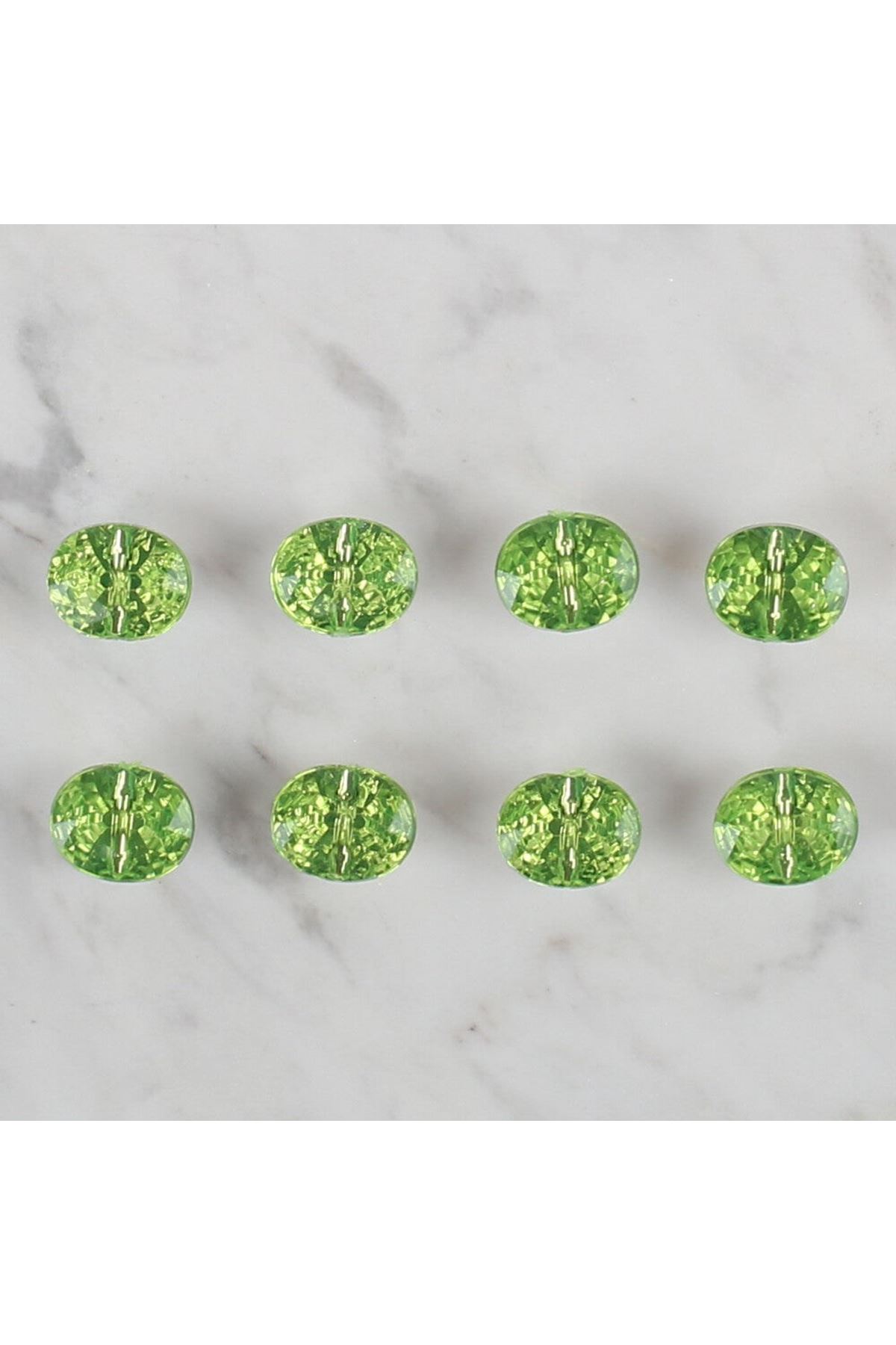 Loren Crafts yeşil 8 li düğme - 247