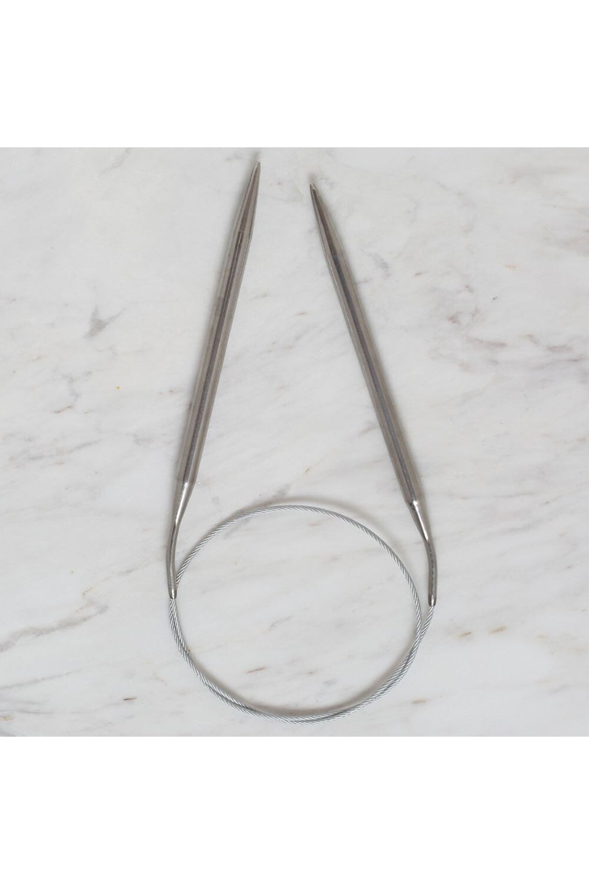 Loren Crafts 7 mm Çelik Misinalı Şiş 60 cm