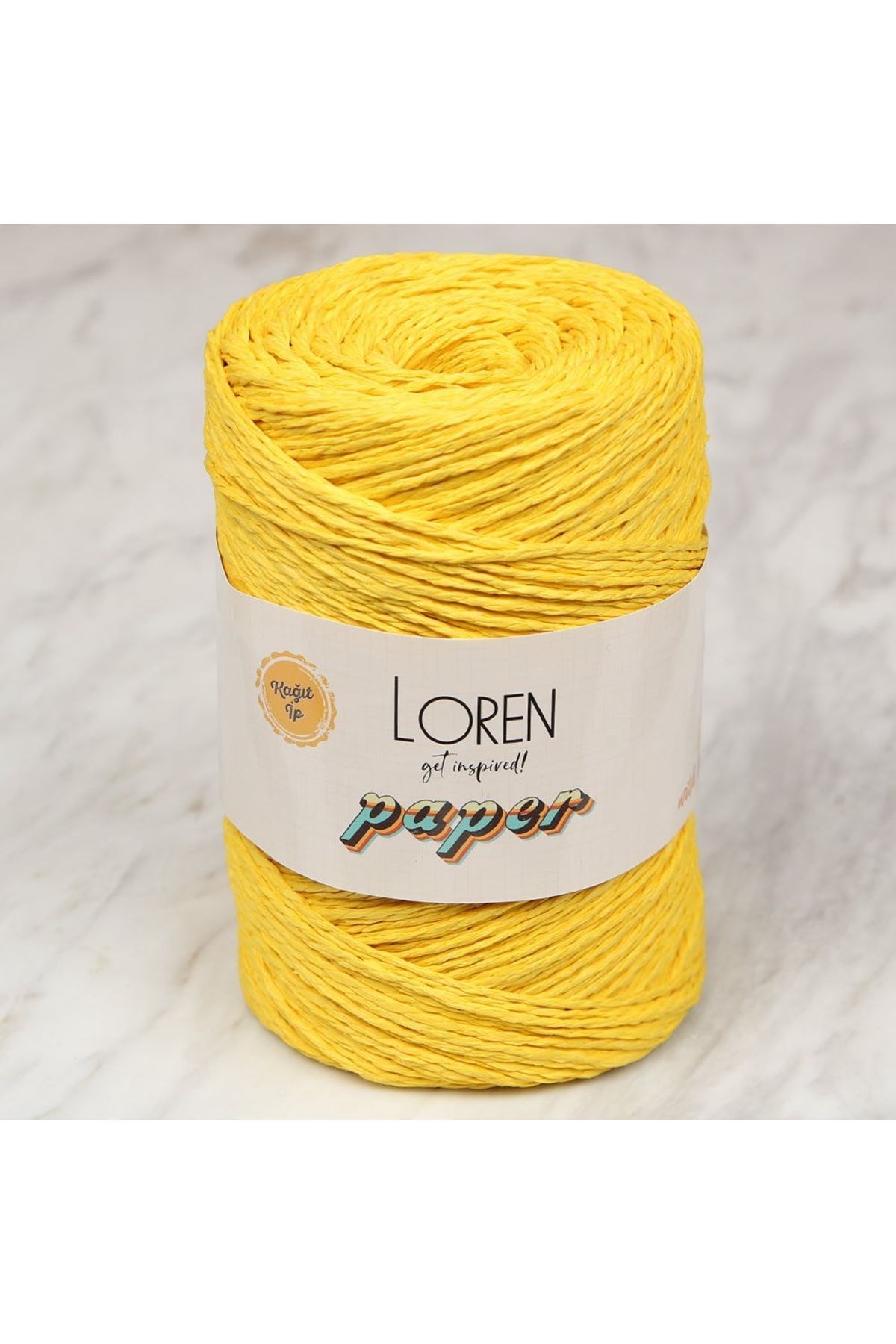 Loren Paper Hardal Sarı Kağıt İpi - RH24