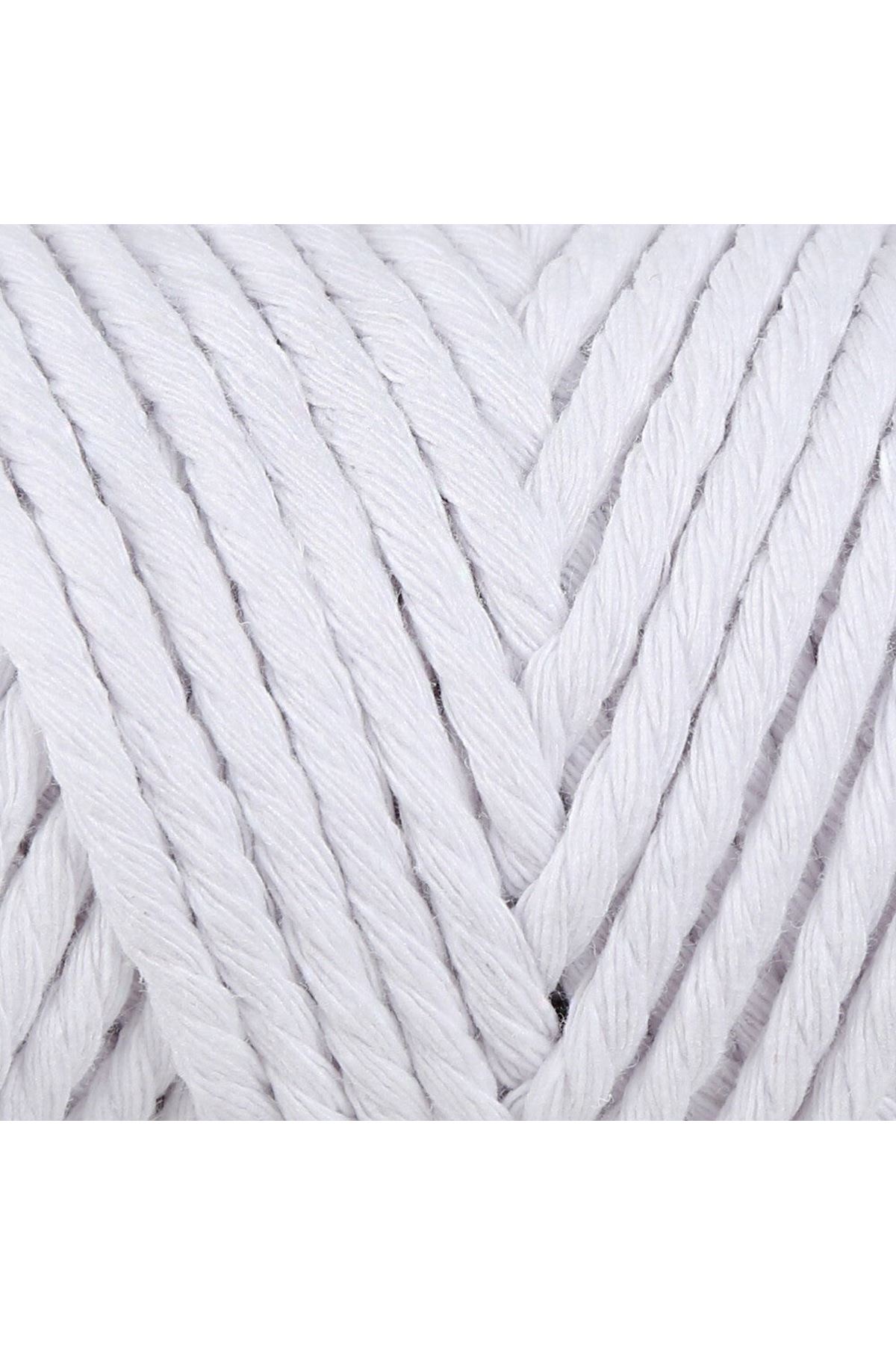 Loren Decor 3 Büküm Makrome İpi Beyaz - L001