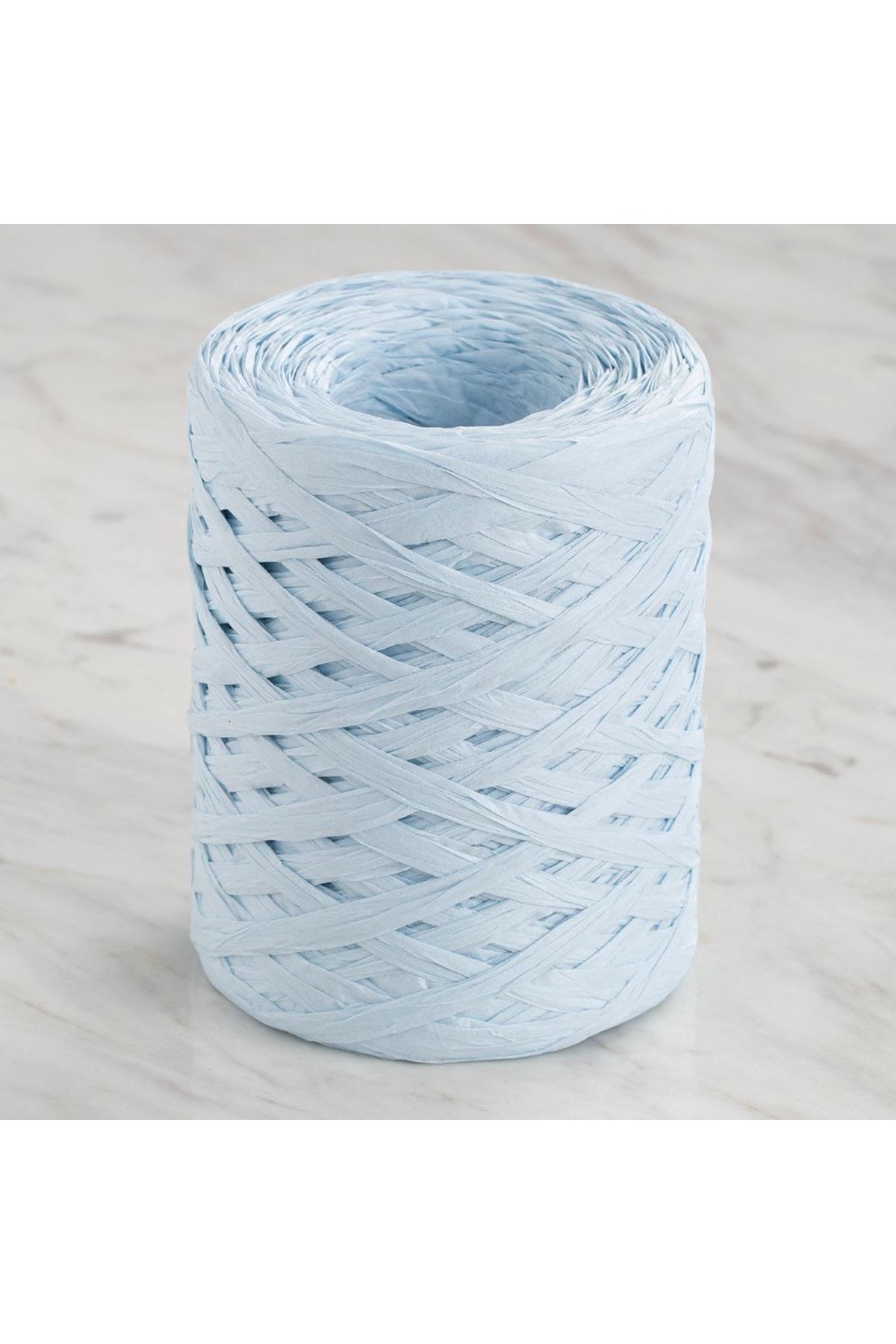 Loren Natural Raffia 90 gr Açık Mavi Kağıt İp - 27