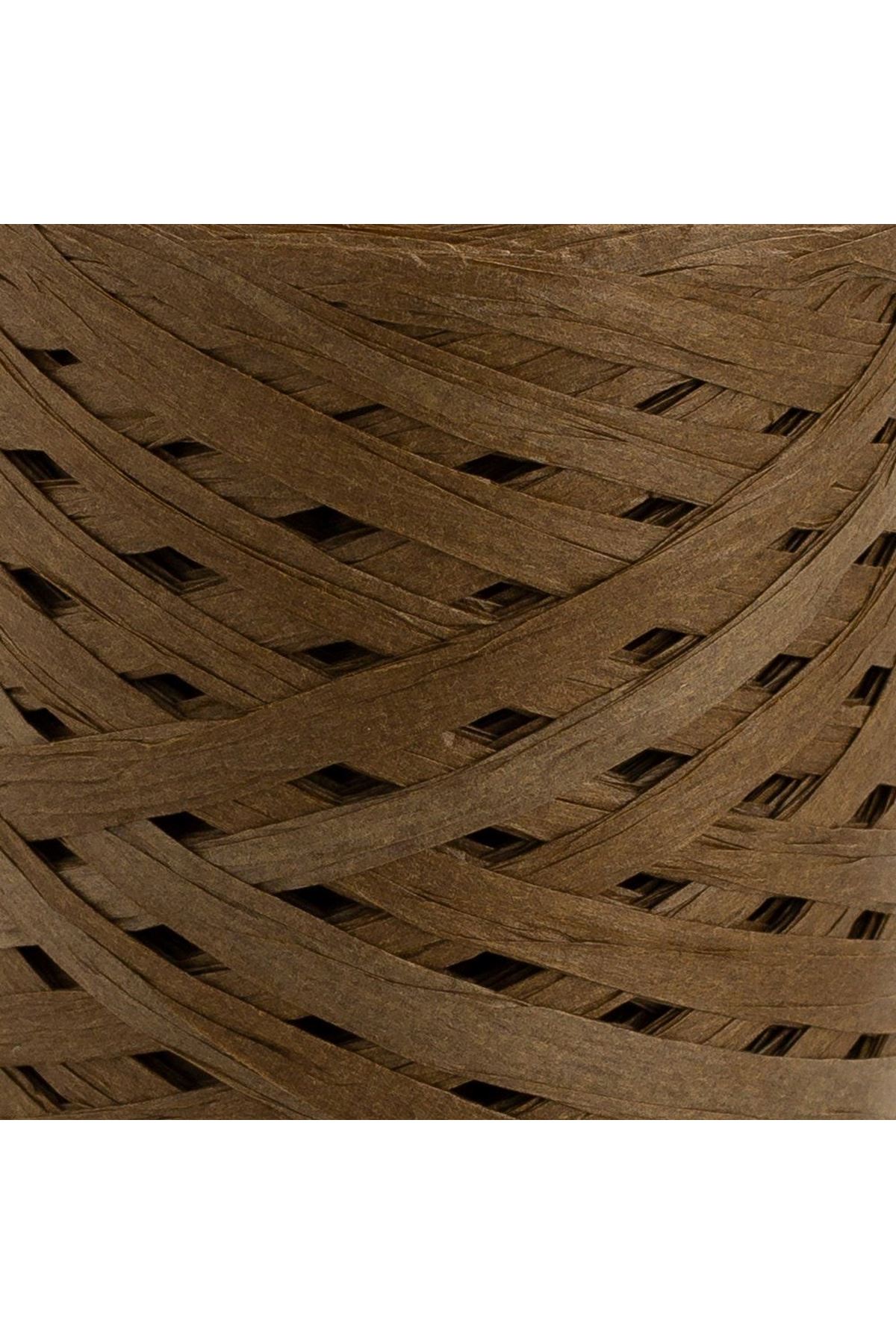 Loren Natural Raffia 90 gr Haki Yeşil Kağıt İp - 8