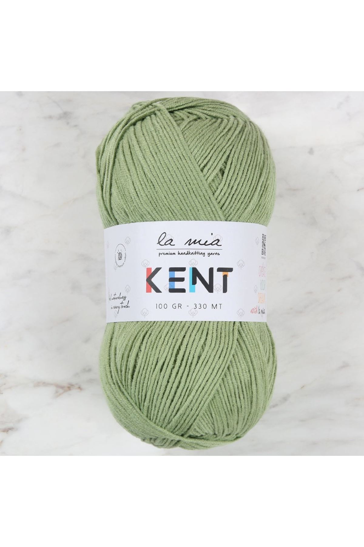 La Mia Kent Yeşil El Örgü İpi - L025