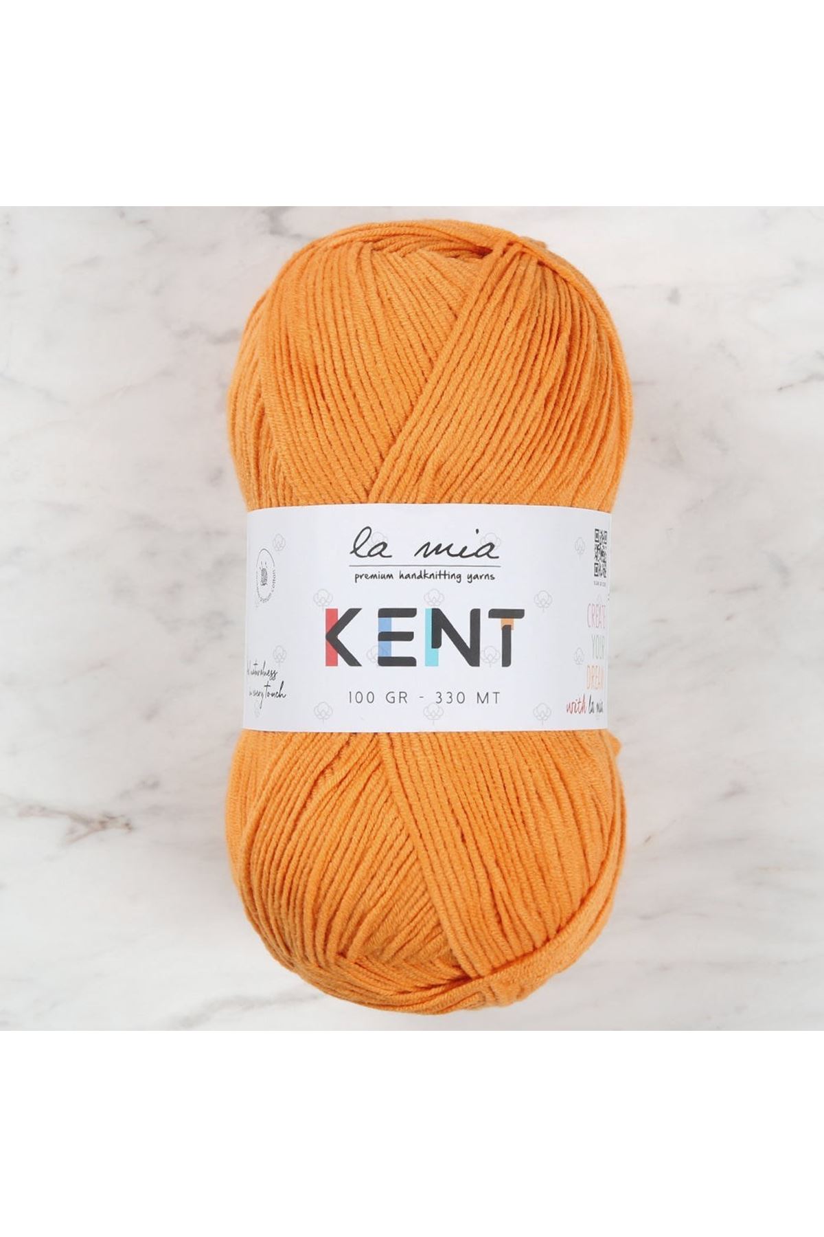 La Mia Kent Turuncu El Örgü İpi - L150