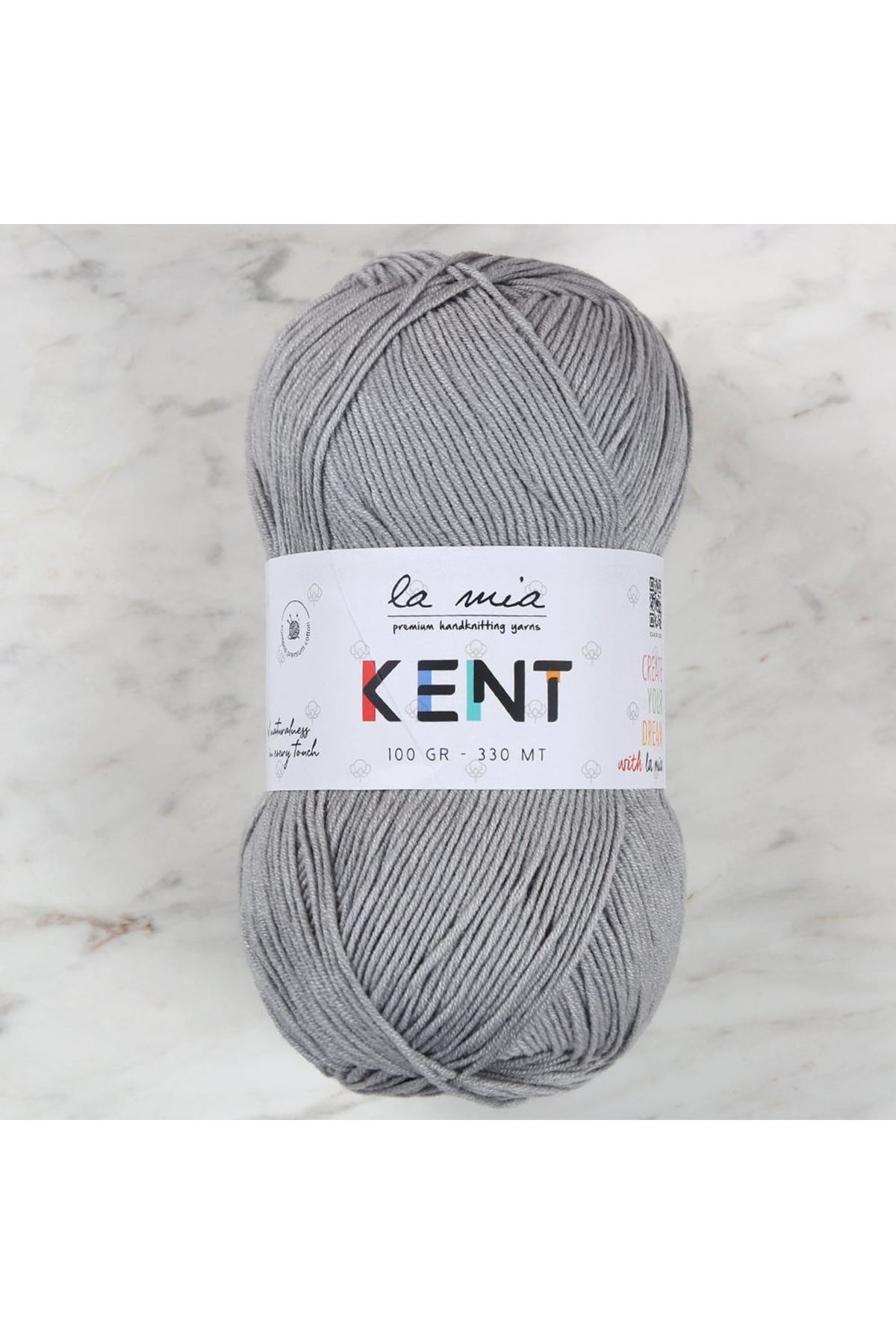 La Mia Kent Gri El Örgü İpi - L111
