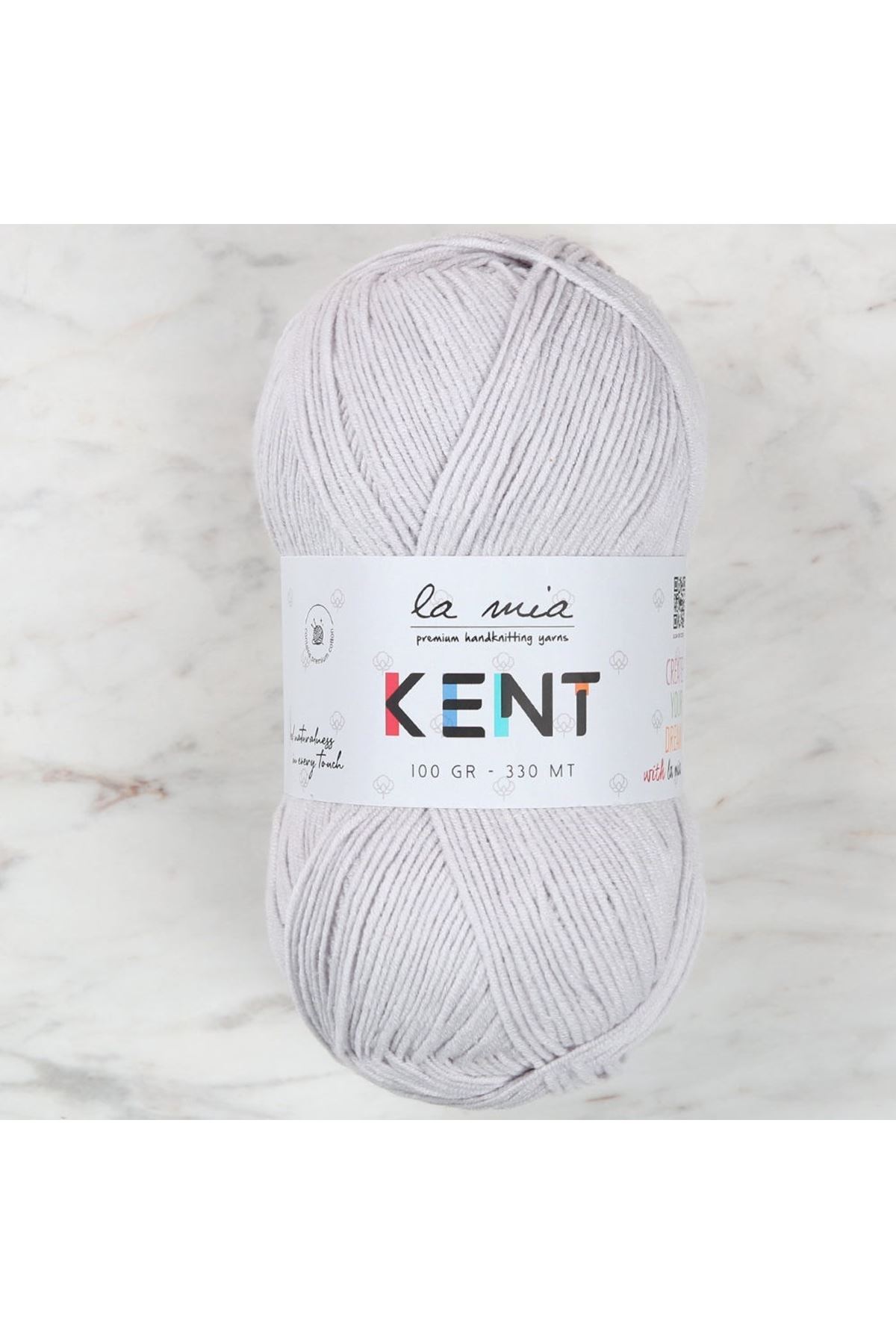 La Mia Kent  Açık Gri El Örgü İpi - L110