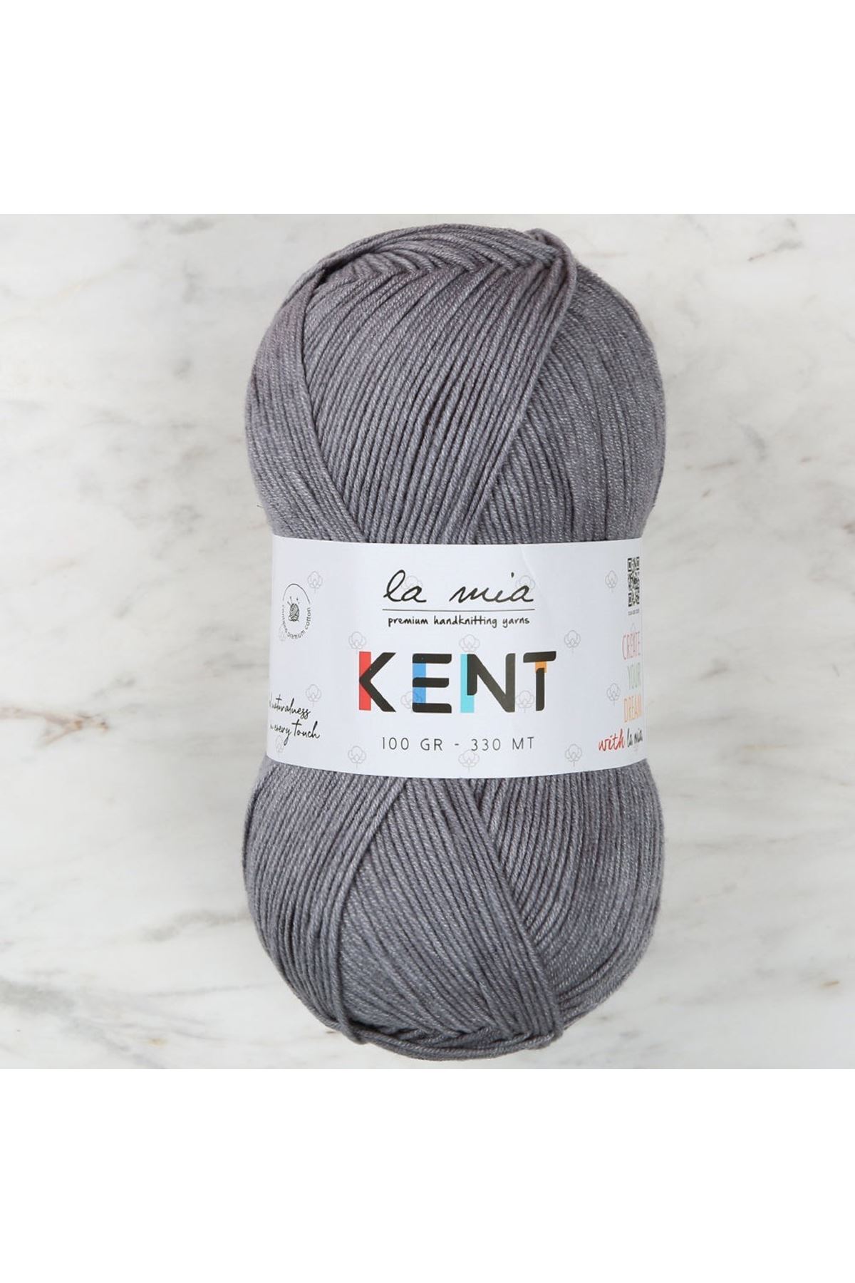 La Mia Kent Gri El Örgü İpi - L113