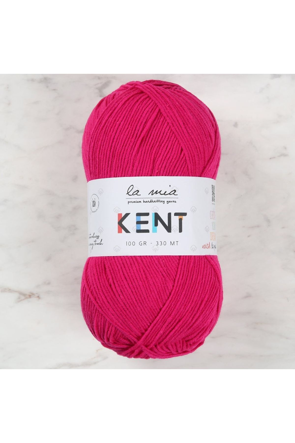 La Mia Kent Fuşya El Örgü İpi - L030