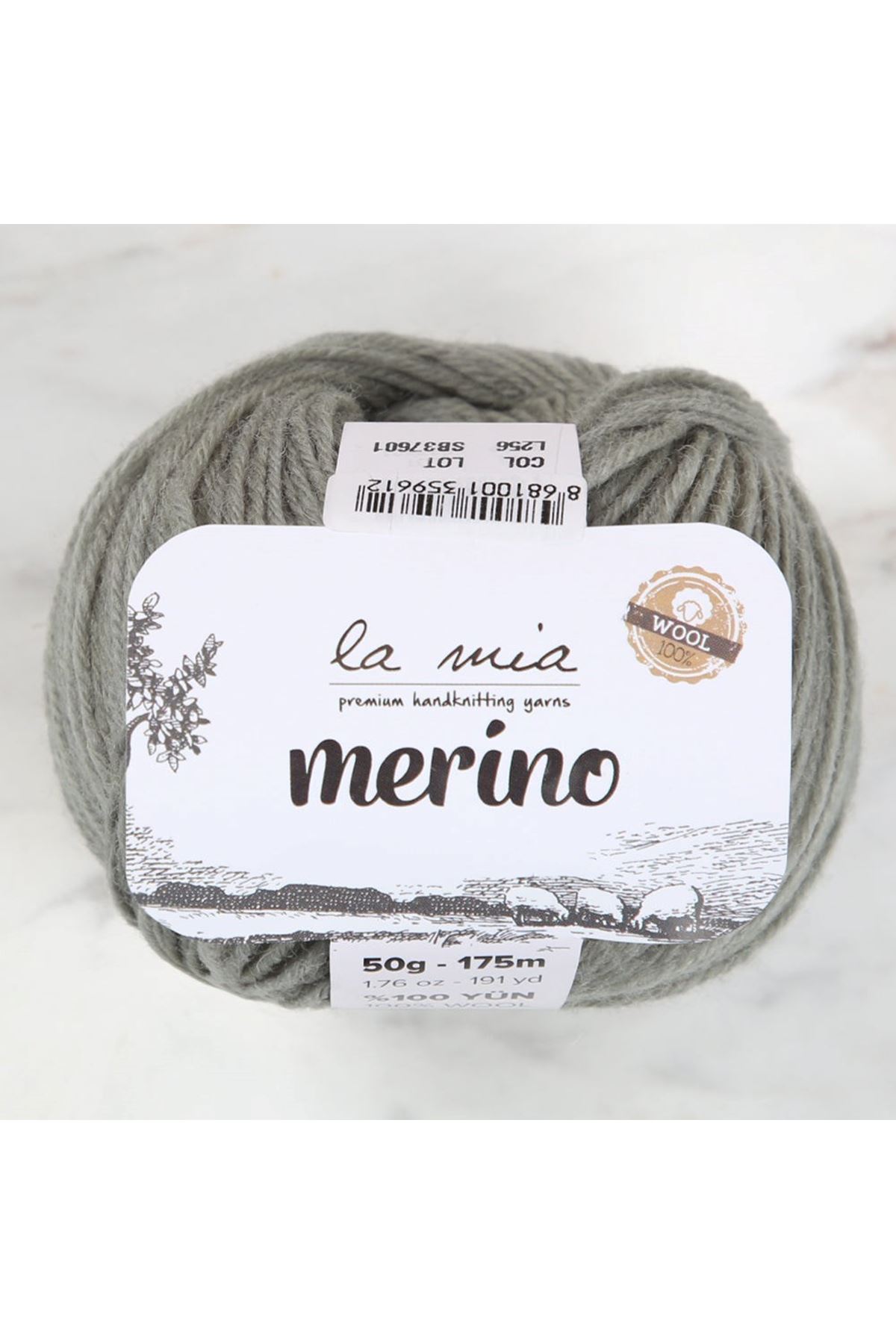 La Mia Merino Su Yeşili El Örgü İpi - L256
