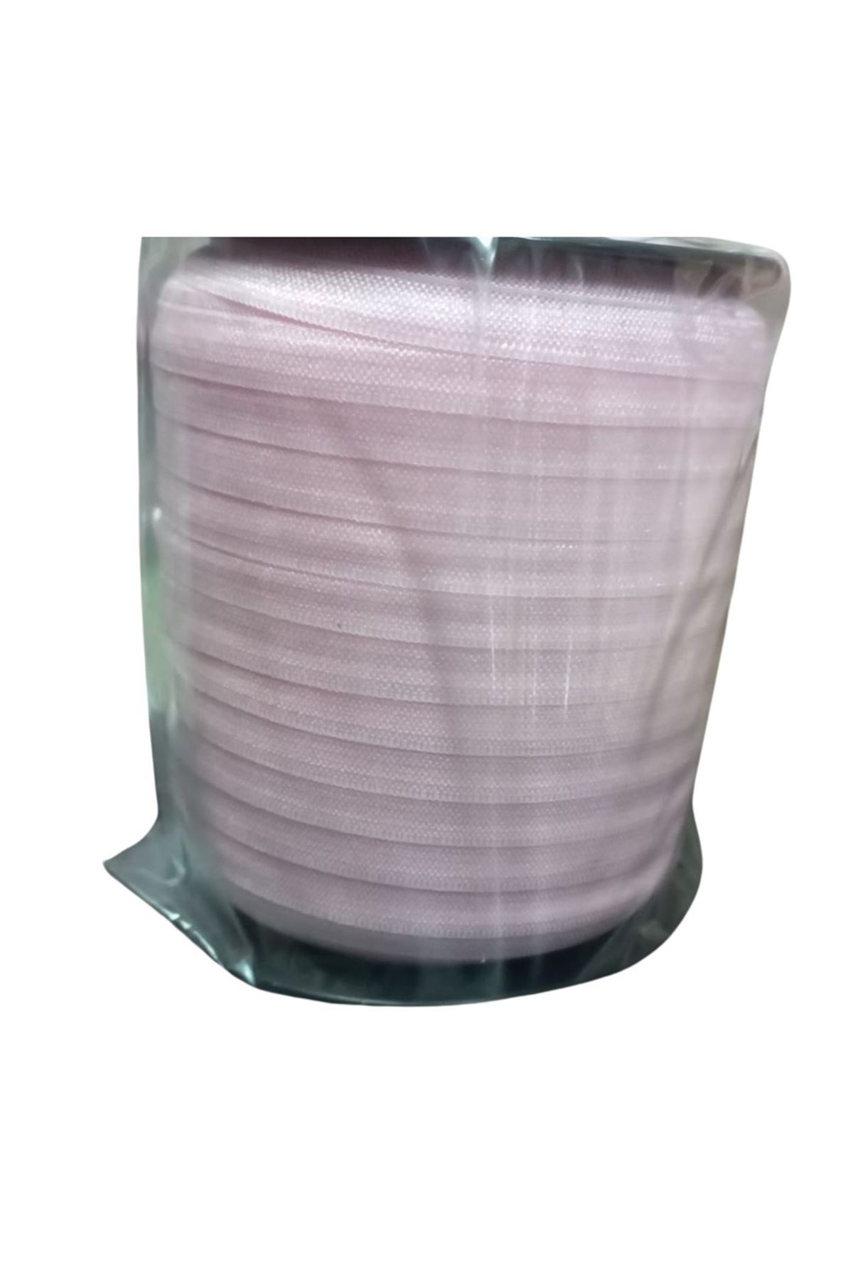 Çamaşır Lastiği Düz 1 Cm  1 Metre Açık Pembe