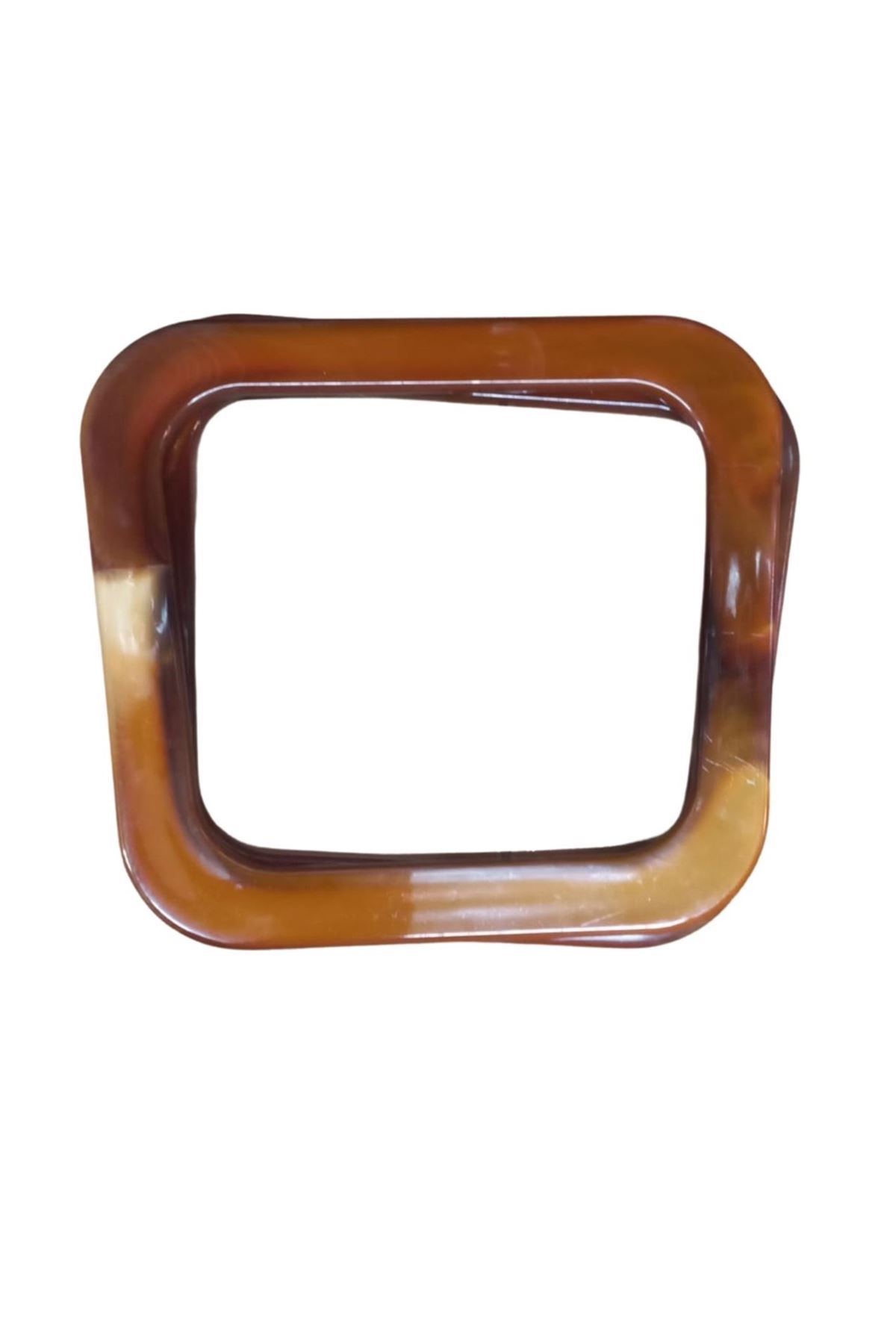 Çanta Sapı Kare Kahverengi 11 Cm