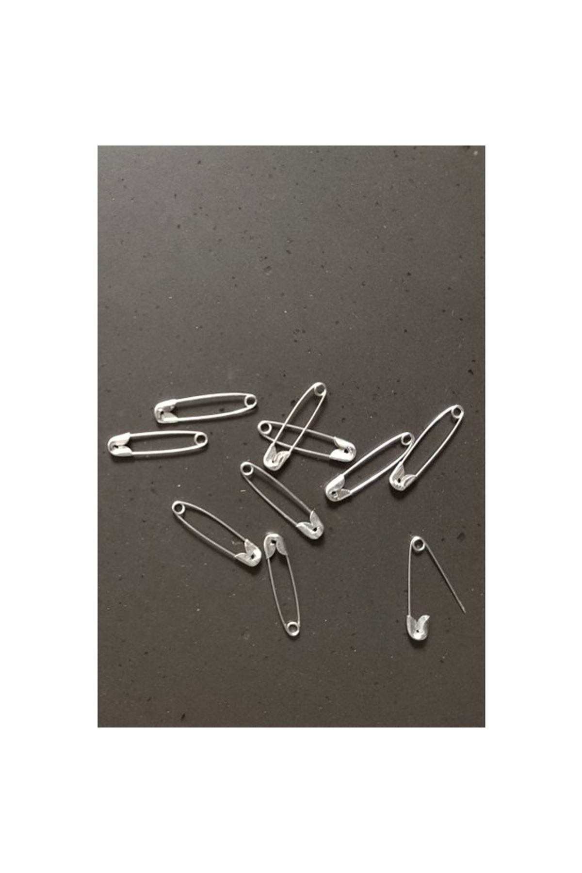 Çengelli İğne 3 Cm Gümüş Renk 50 Adet