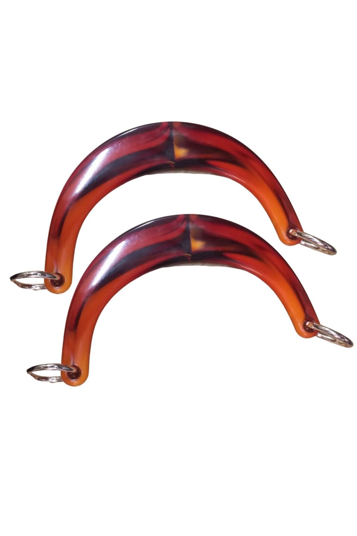 Çanta Sapı Ay Model Kahverengi 17 Cm