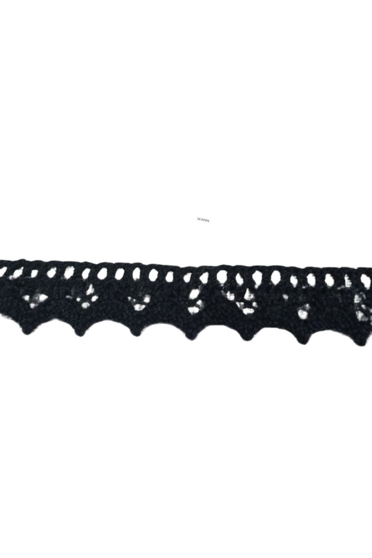 Kopanaki Dantel En 1,5 Cm Siyah 10 Metre