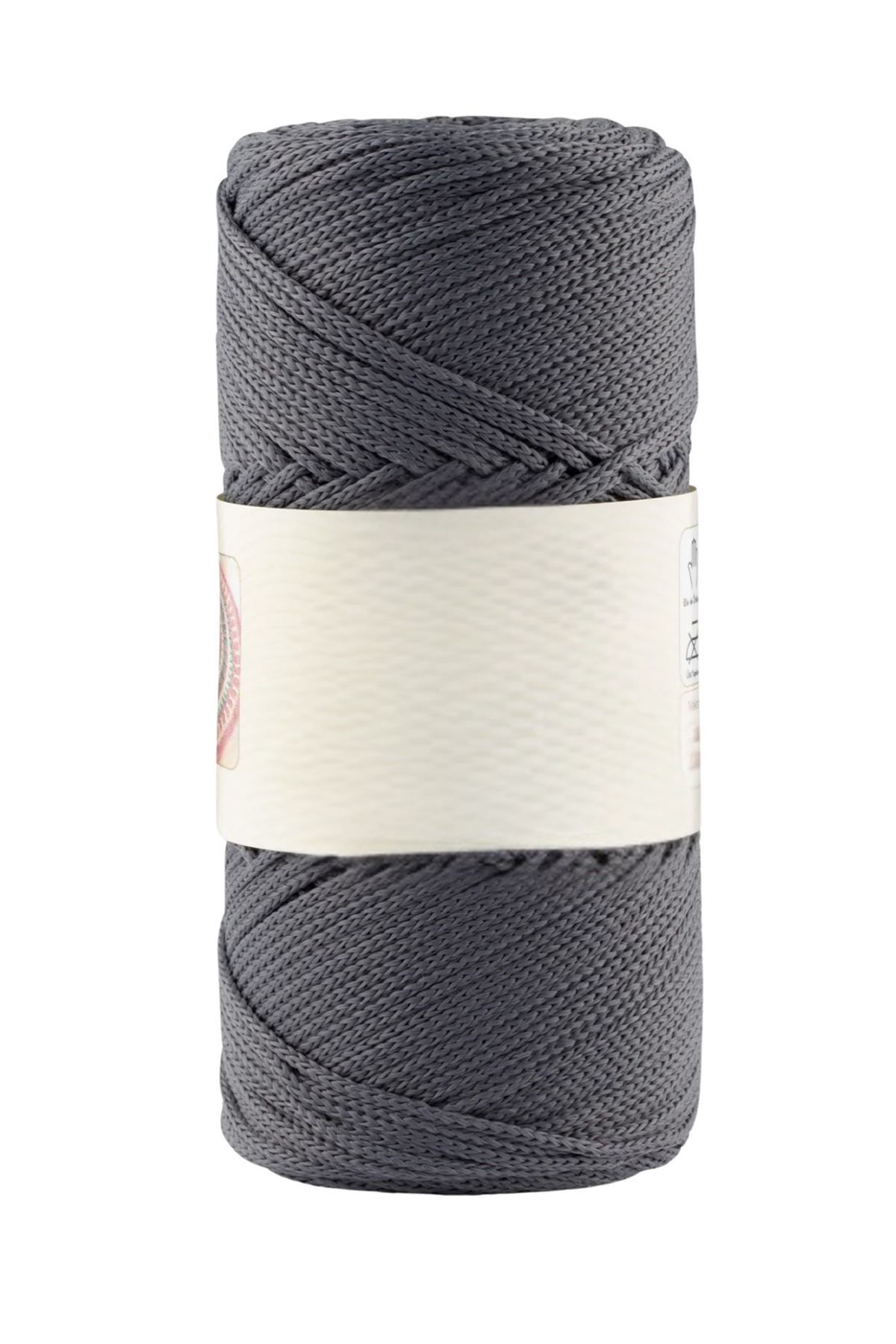 Makrome İpi 3mm Polyester Antrasit