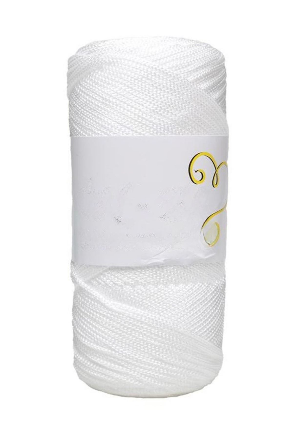 Makrome İpi 3mm Polyester Beyaz