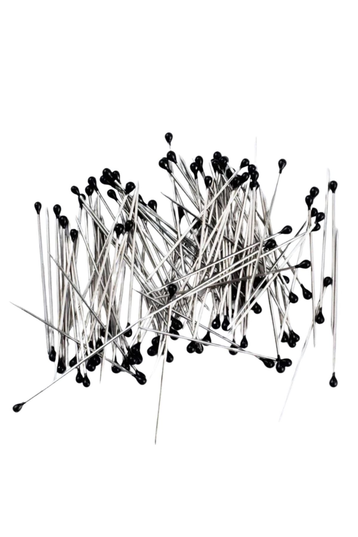 Minelli İğne Kutulu Siyah Başlı 100'lü
