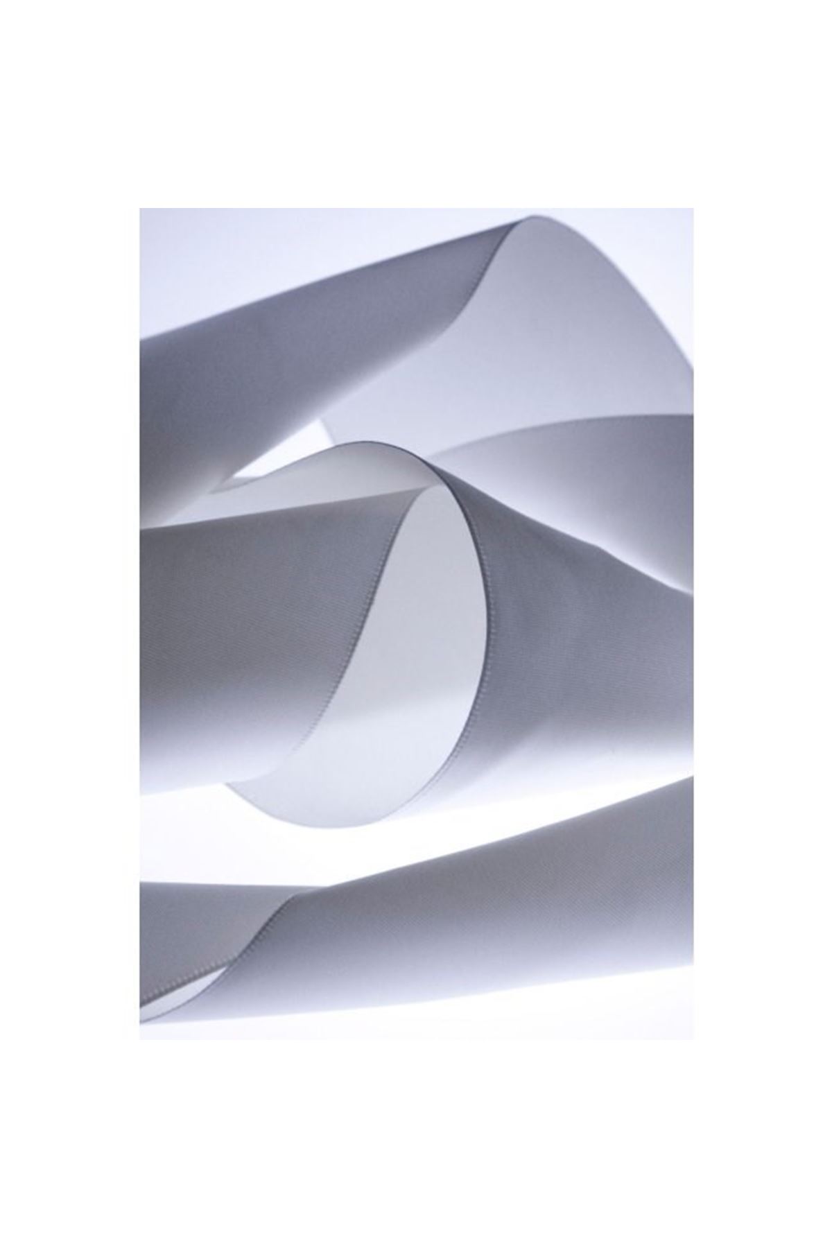 Saten Kurdele 6 Cm Beyaz 5 Metre