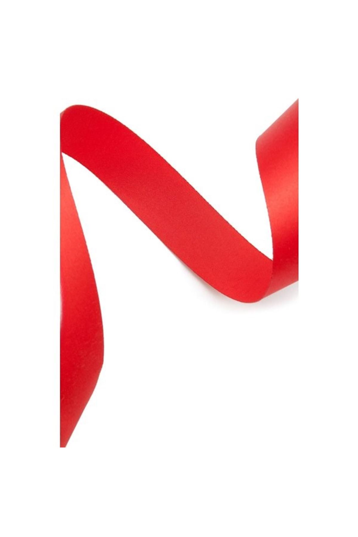 Saten Kurdele 6 Cm Kırmızı 1 Metre