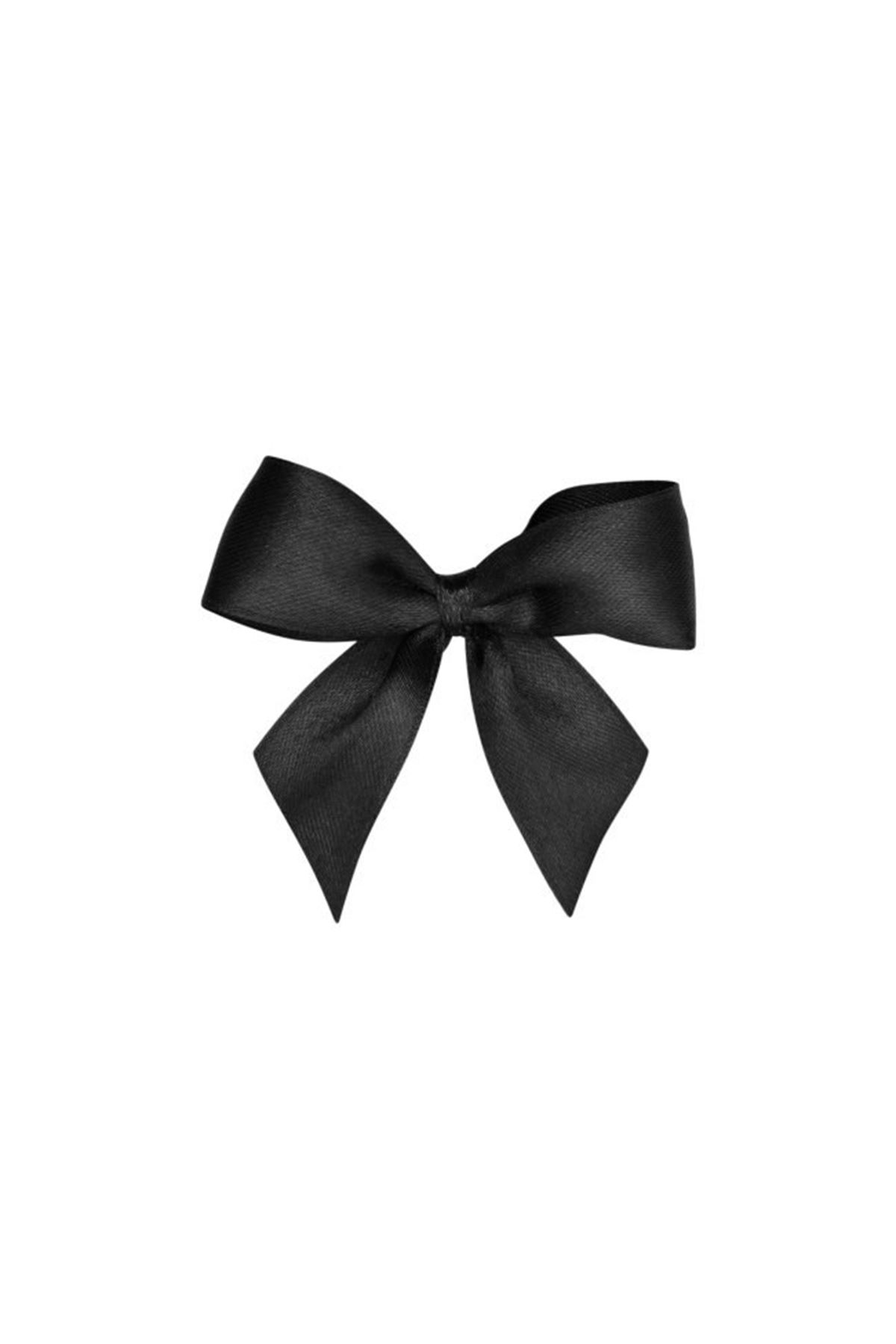 Saten Kurdele 6 Cm Siyah 2 Metre