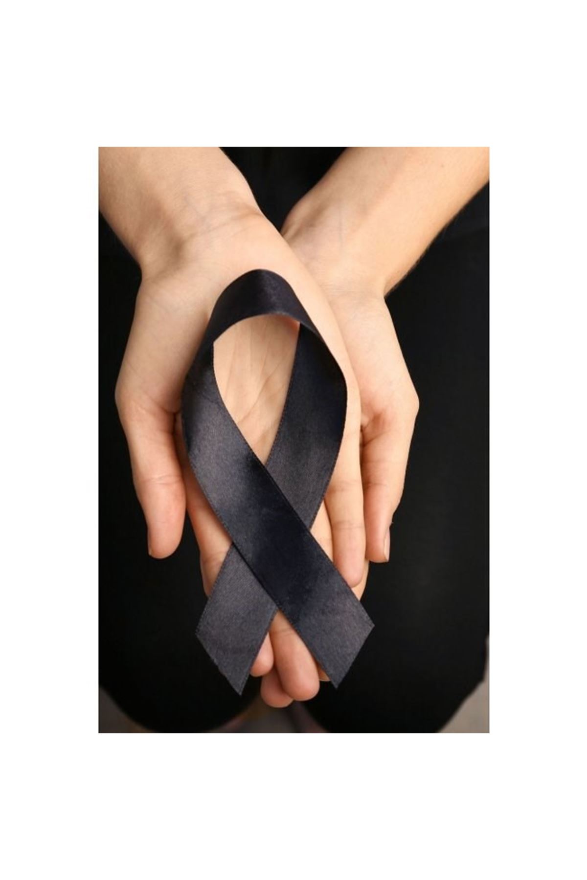 Saten Kurdele 6 Cm Siyah 5 Metre