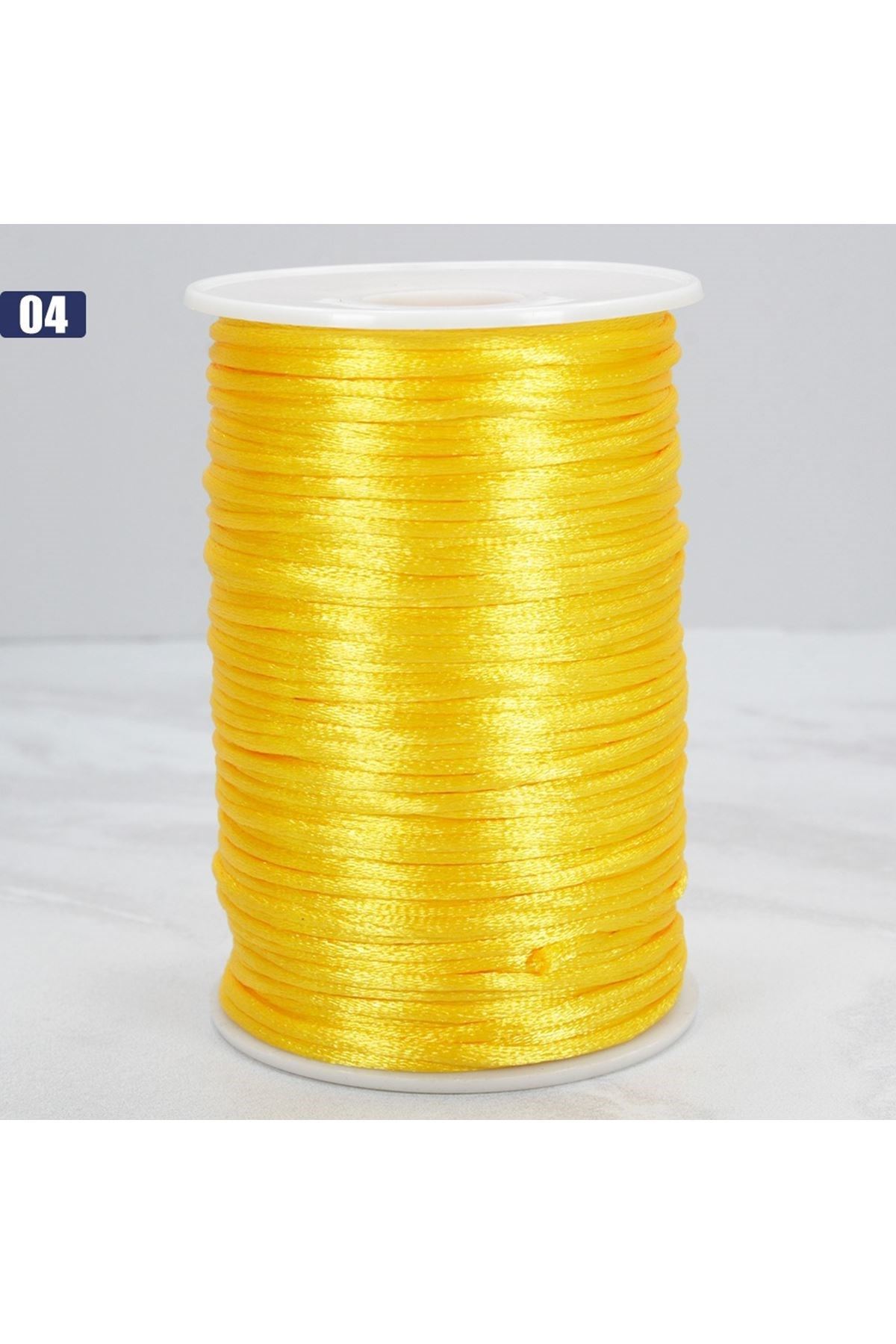 Sıçan Kuyruğu İp 2 Mm Sarı 100mt