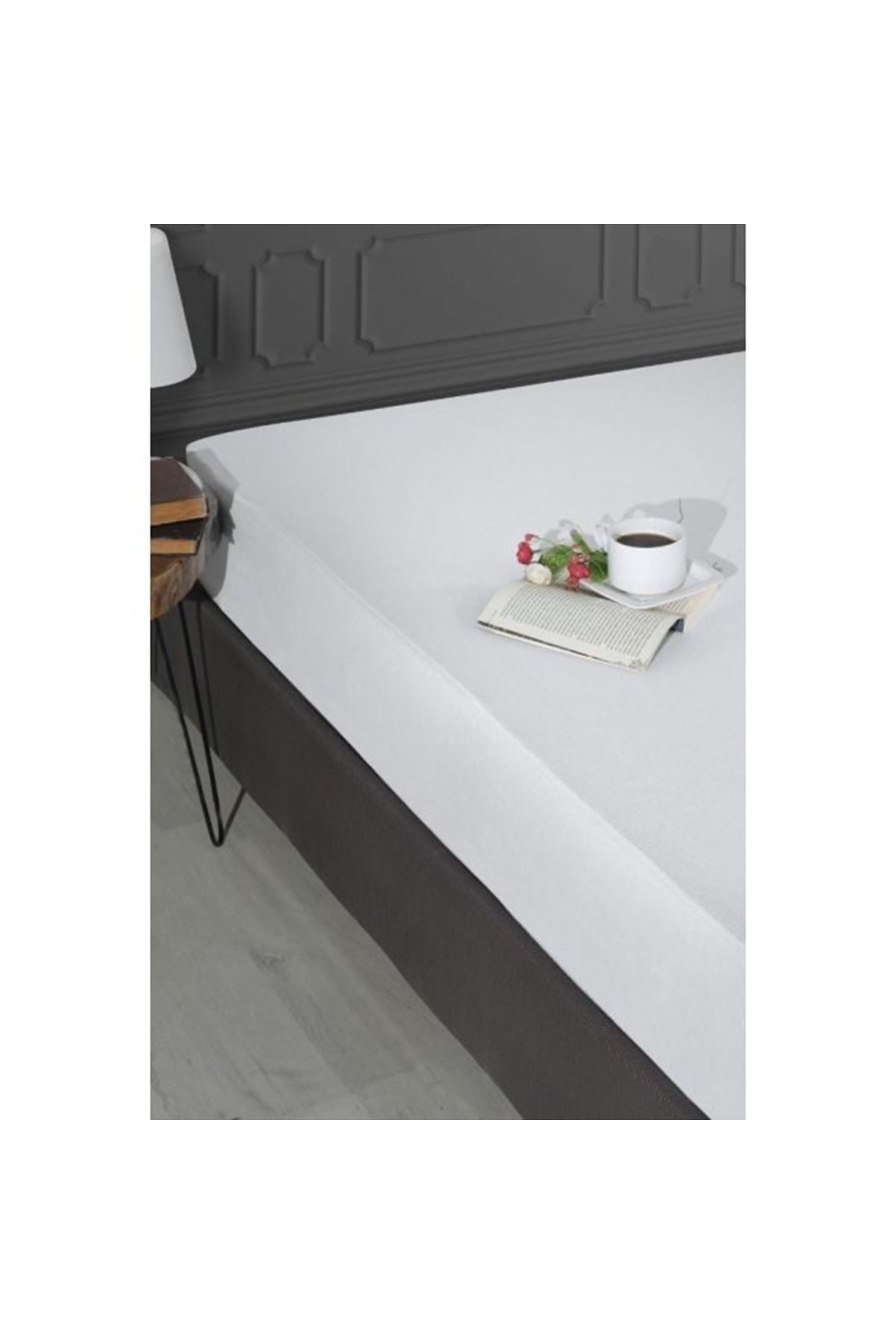 Alez Pamuklu Fitted Yatak Koruyucu 100*200 Cm