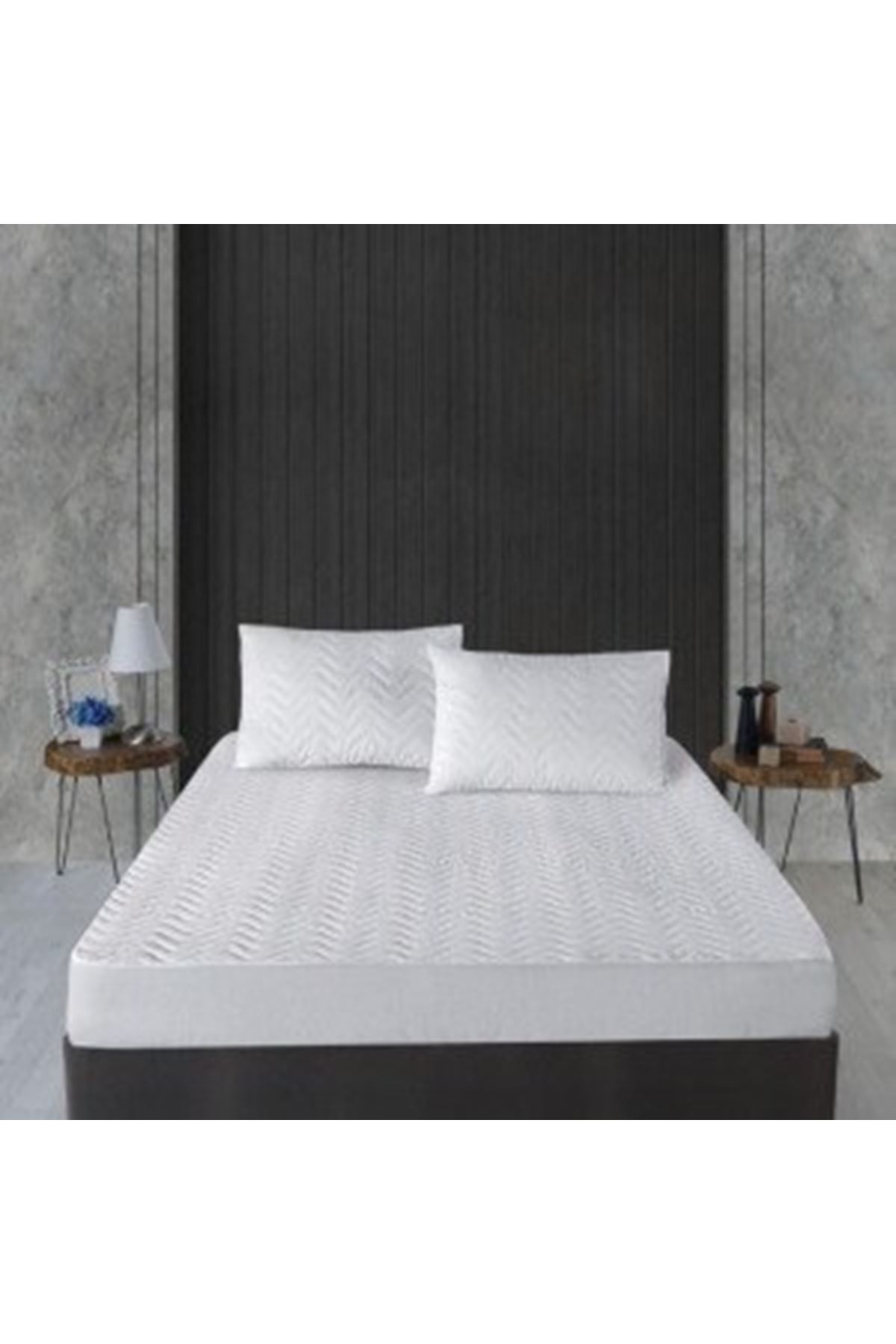 Alez Kapitone Fitted Yatak Koruyucu 160*200 Cm