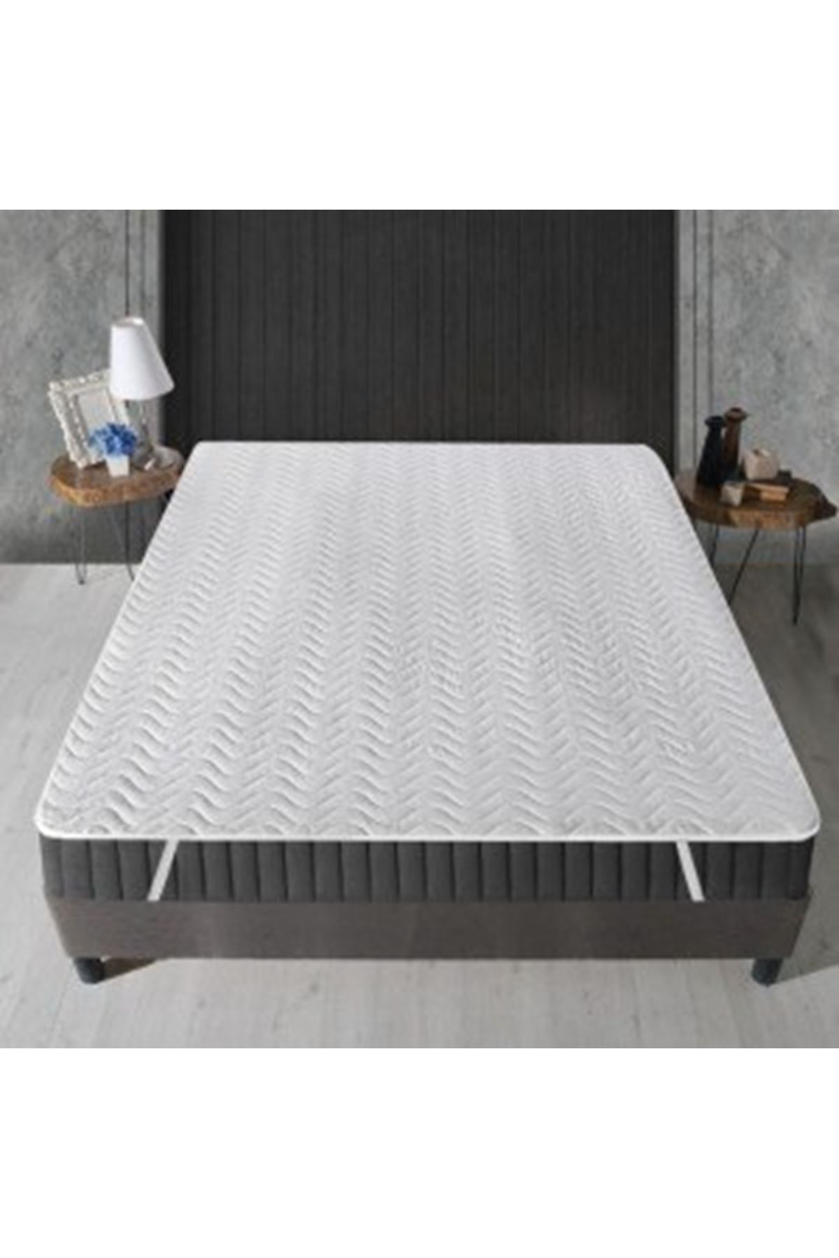 Alez Kapitone Dört Köşe Lastik Yatak Koruyucu 100*200 Cm