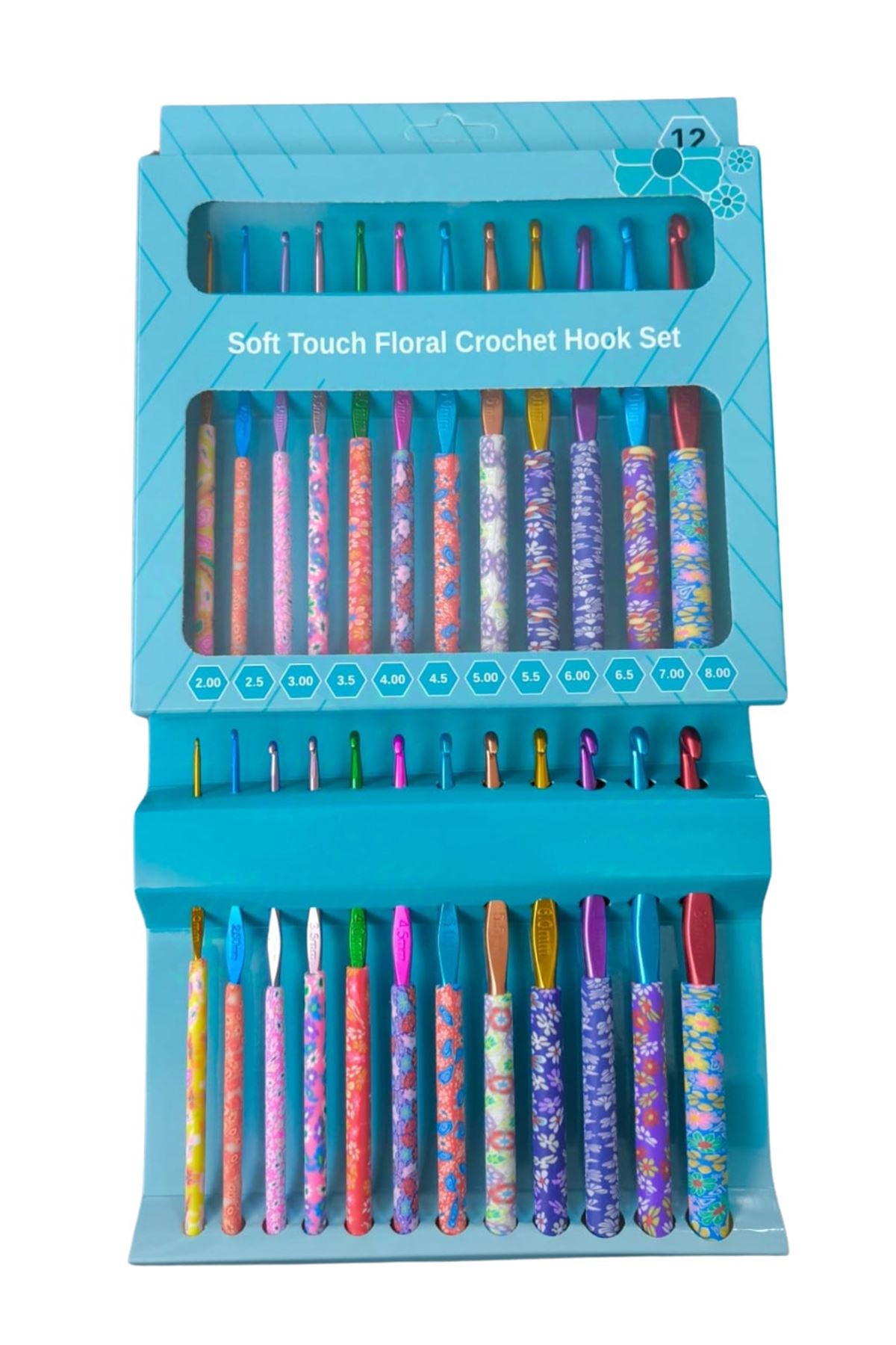 Yün Tığ Set Desenli 12 Adet