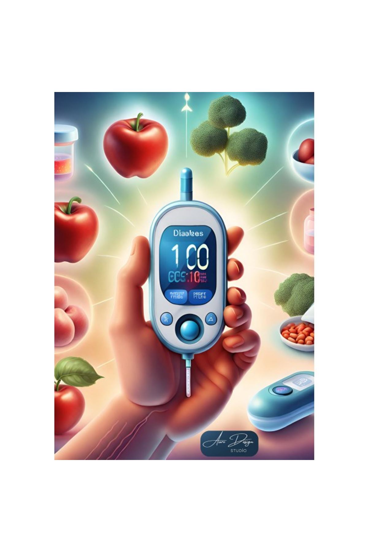 Diyabet Kan Şekeri Takip Çizelgesi Defteri A Kalite Özel Tasarım 12 Aylık 2026