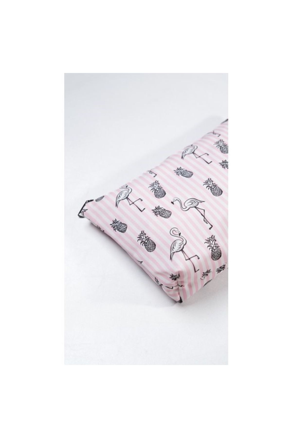 Makyaj Çantası Ve Çok Amaçlı El Çantası Flamingo Desenli