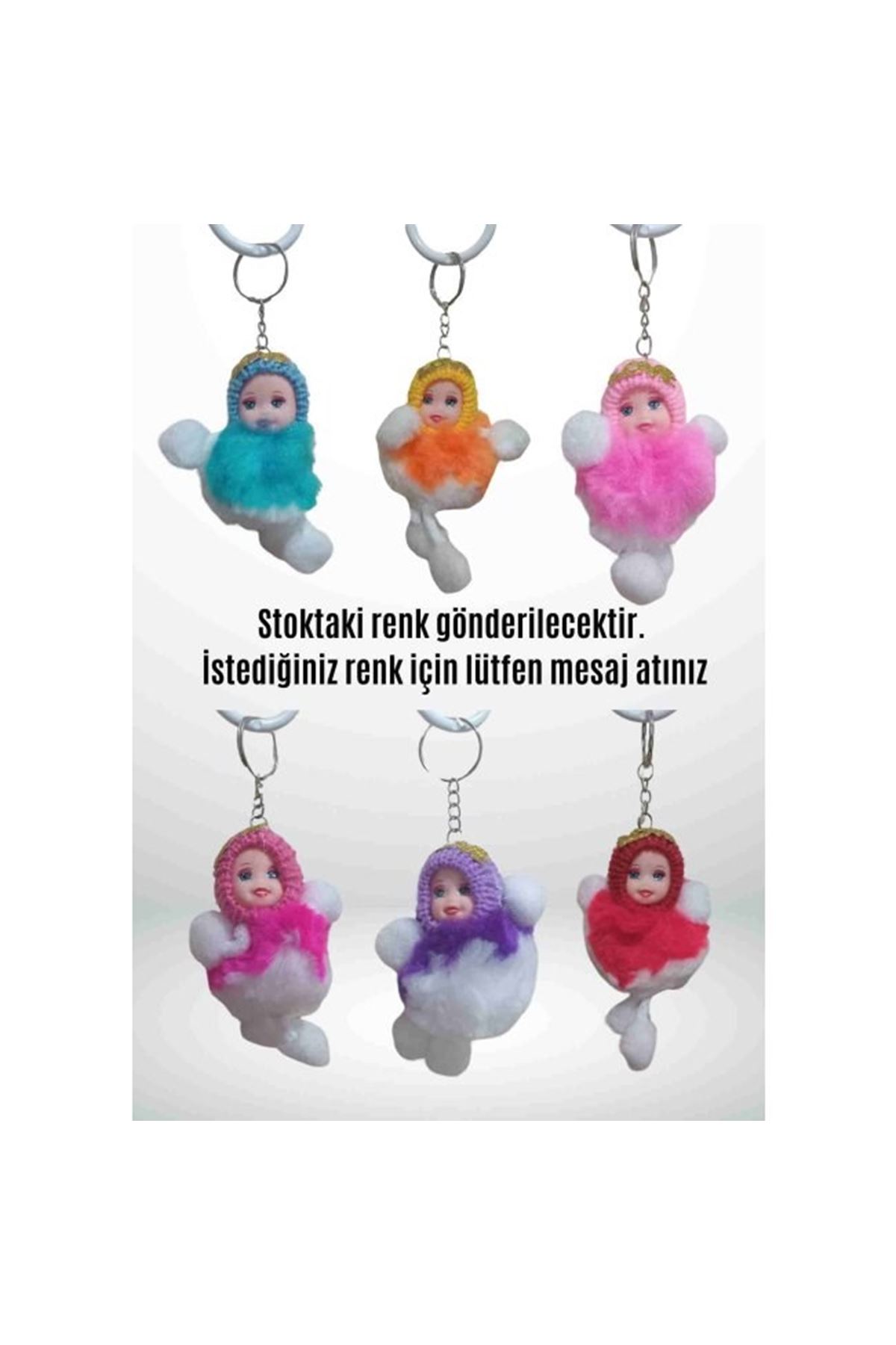 Anahtarlık Bebek Modeli Peluş - Şirin Tasarım