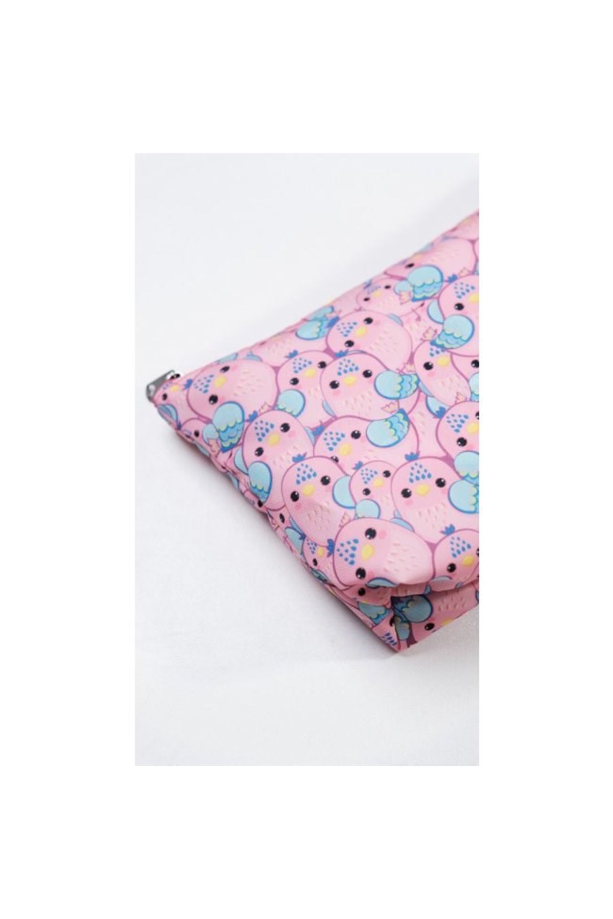 Makyaj Çantası Ve Çok Amaçlı El Çantası Pembe