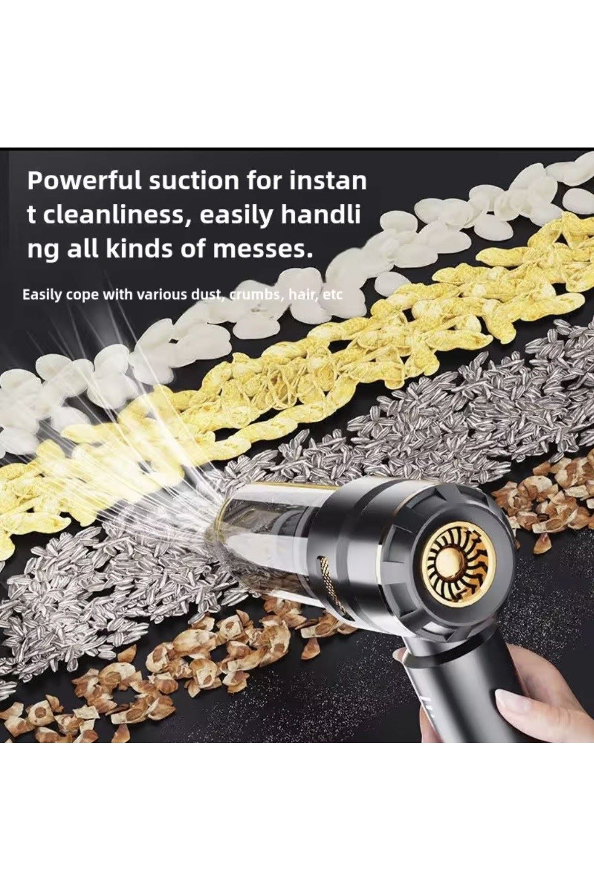 Kablosuz Şarjlı El Süpürgesi 2’si 1 Arada – Güçlü Vakum ve Üfleme Özellikli Mini Temizlik